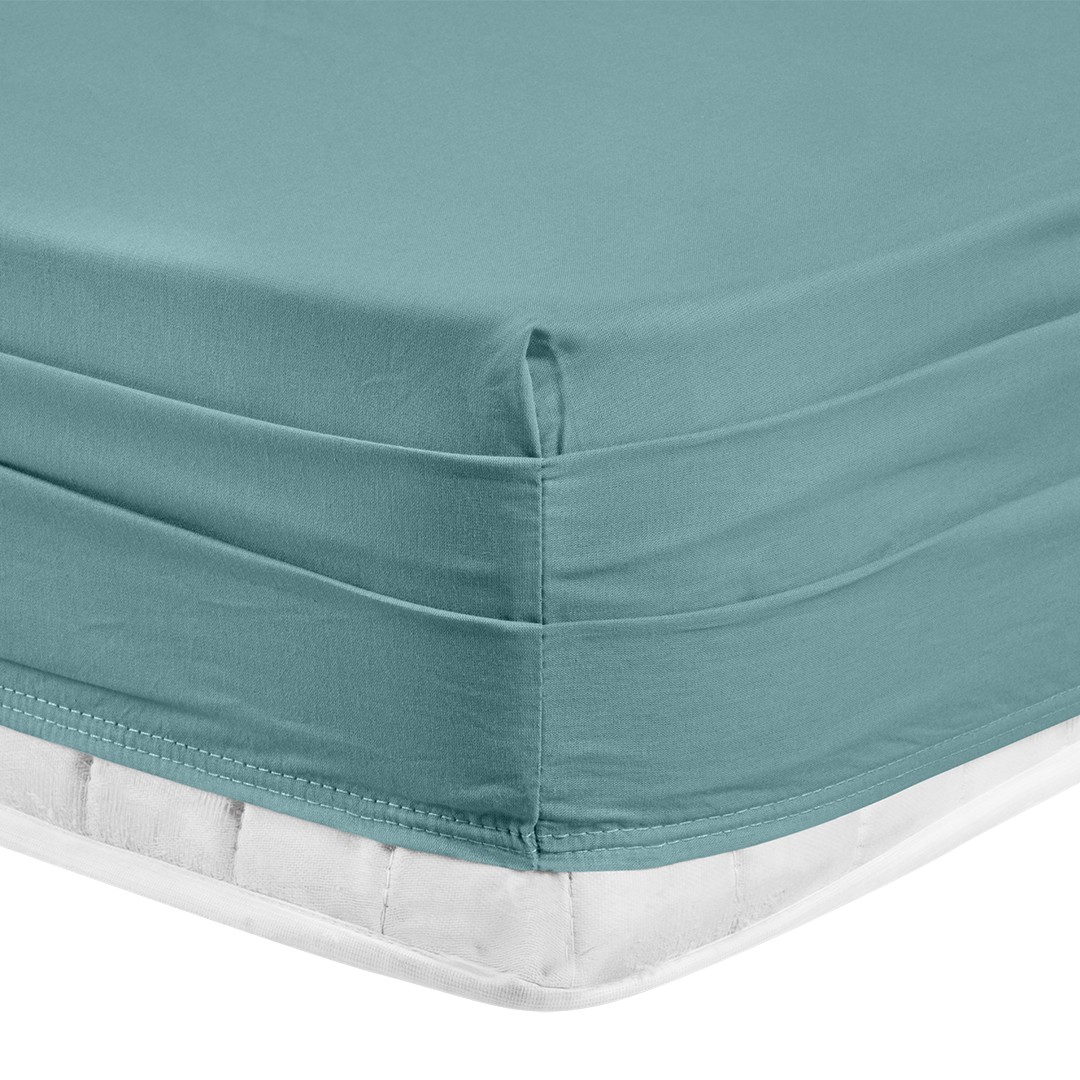 Infinity Çift Kişilik Poplin Nevresim Takımı Mint (6 Parça)