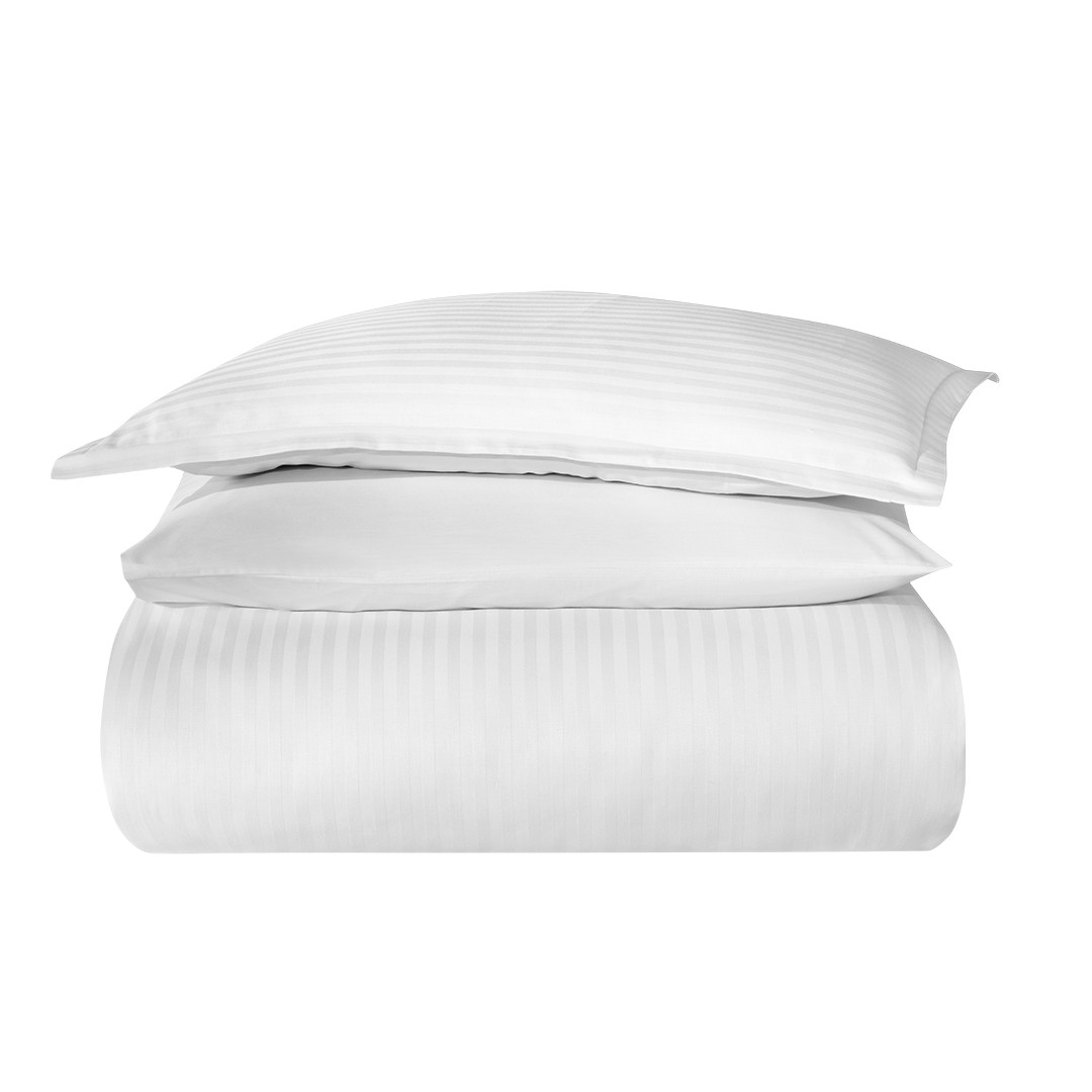 Infinity Tek Kişilik Poplin Nevresim Takımı Beyaz (4 Parça)