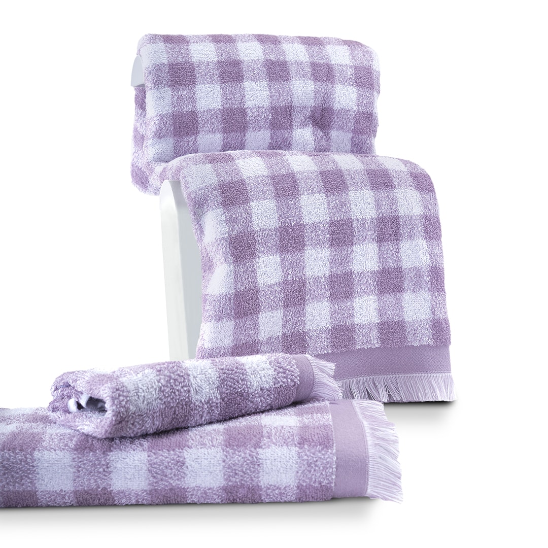 Gracia %100 Pamuk İplik Boyalı Banyo Havlusu Seti 3'lü