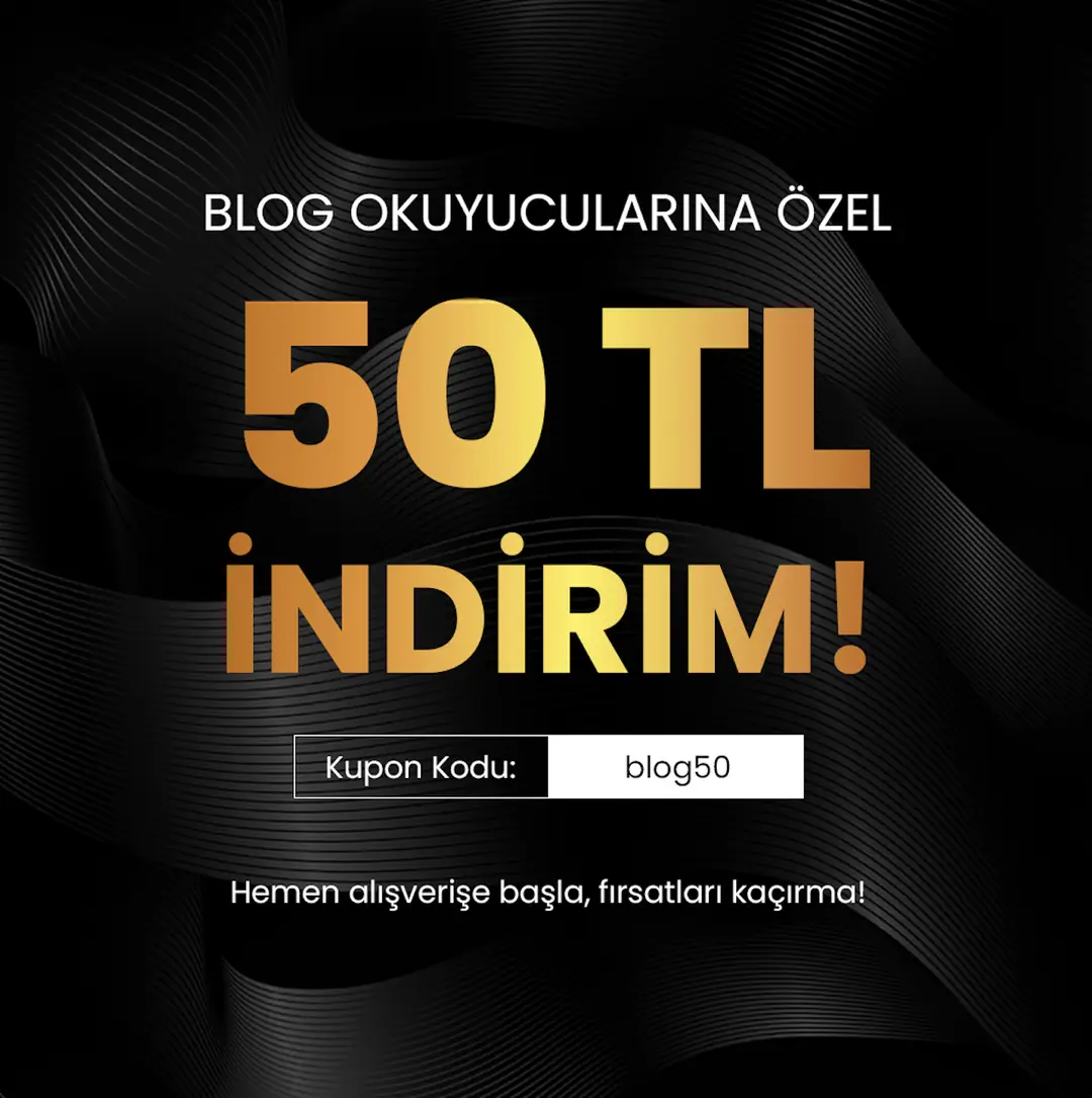 Blog okuyucularına özel 50 TL indirim.