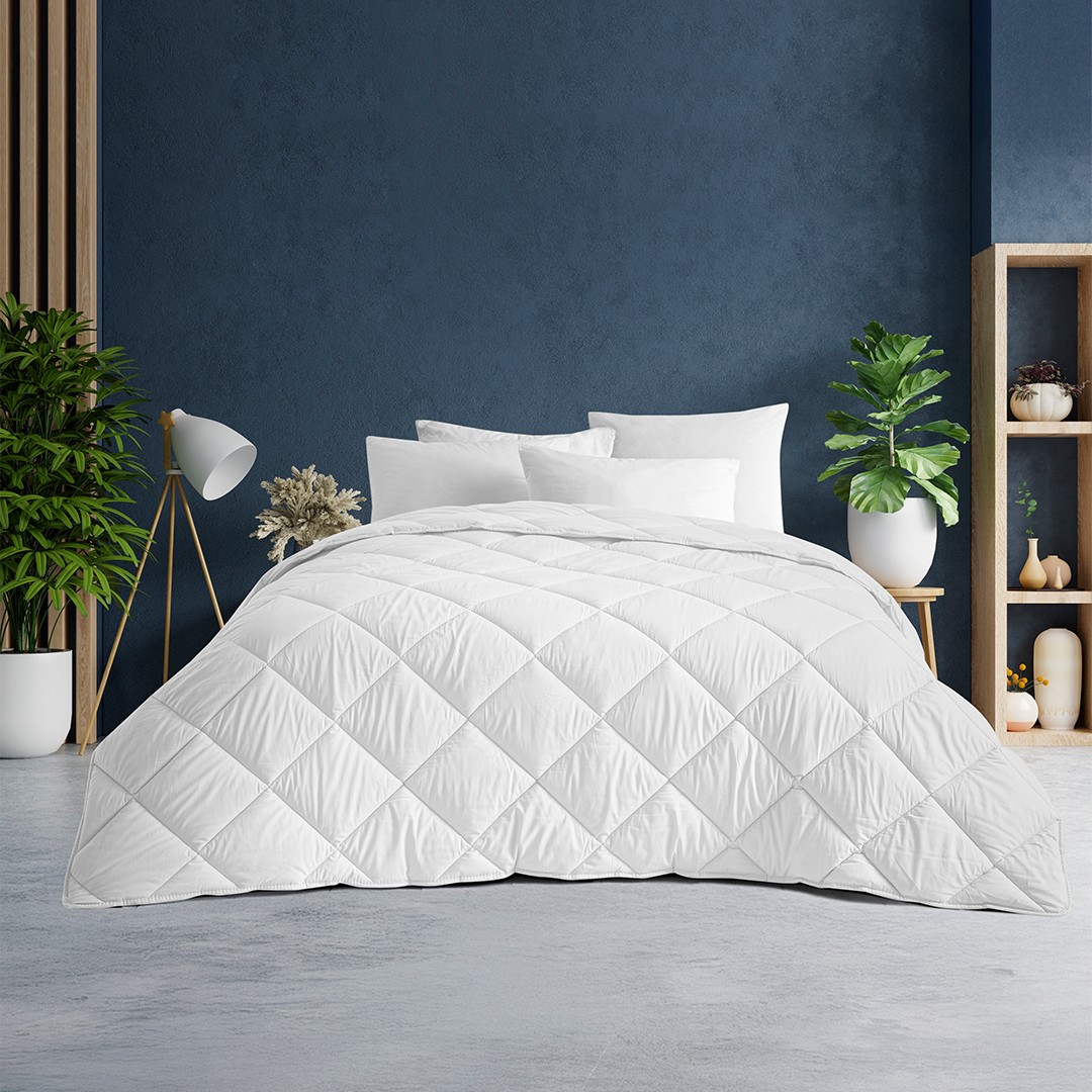 Aura Microfiber Yorgan 350 g/m² 195x215 cm Beyaz