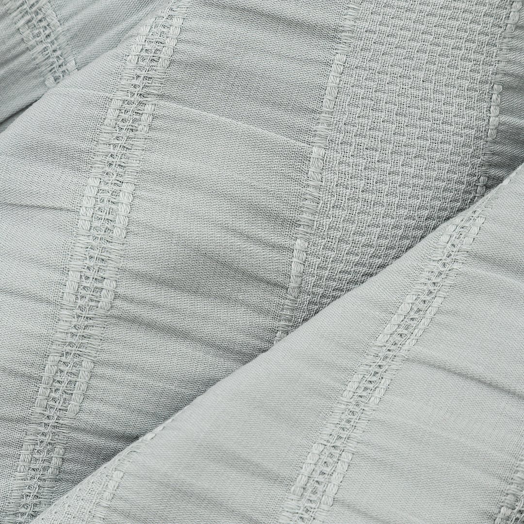 River Çift Kişilik %100 Pamuk Pike Seti Mint (4 Parça)