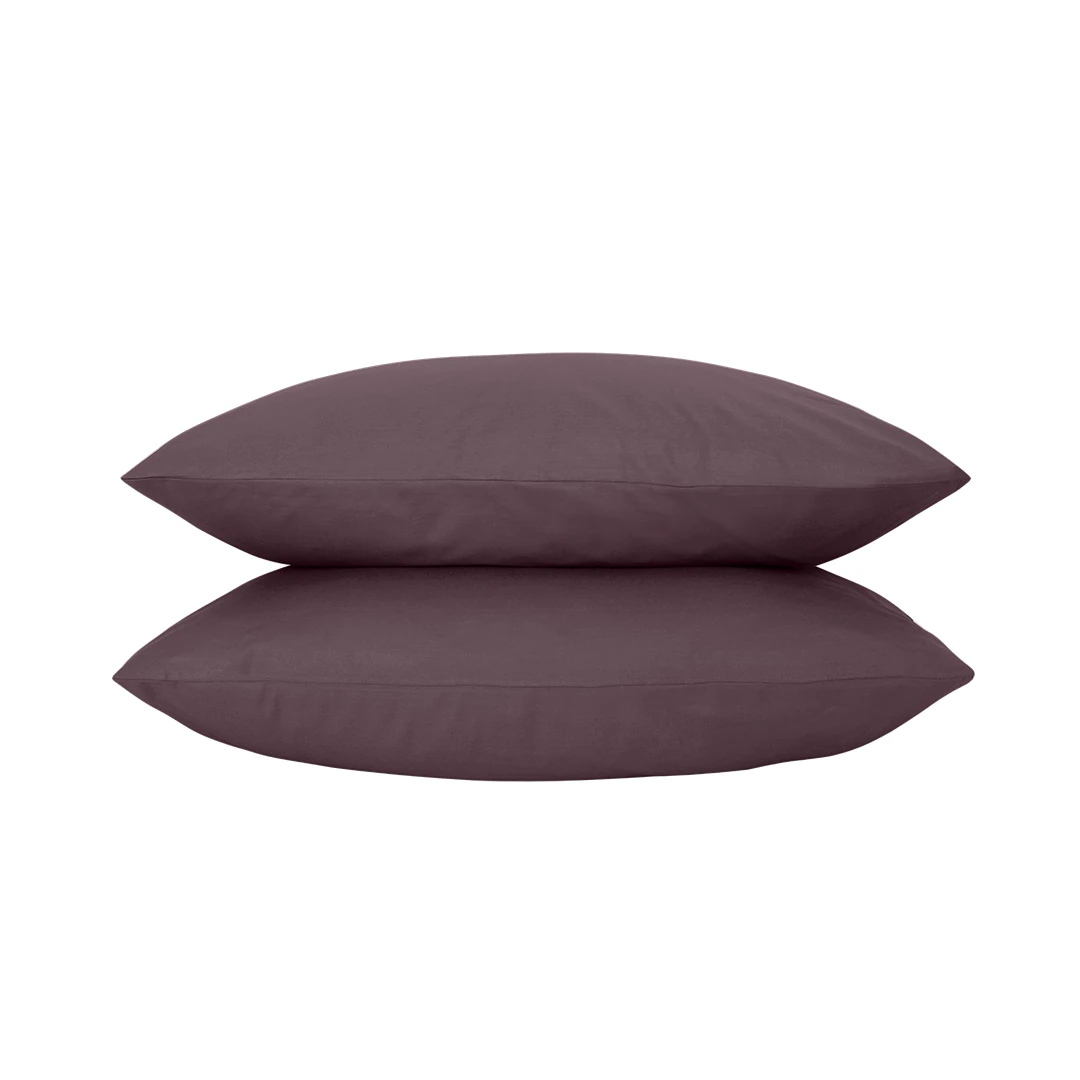 Freesia 2'li Yastık Kılıfı Mürdüm