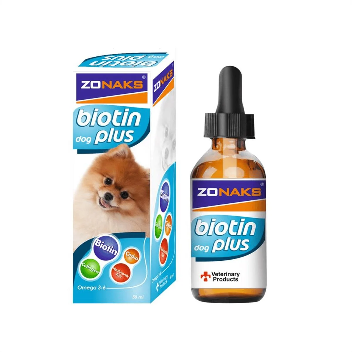 Zonaks Biotin Plus Dog 50ml (Tüy Dökümü Önleyici)