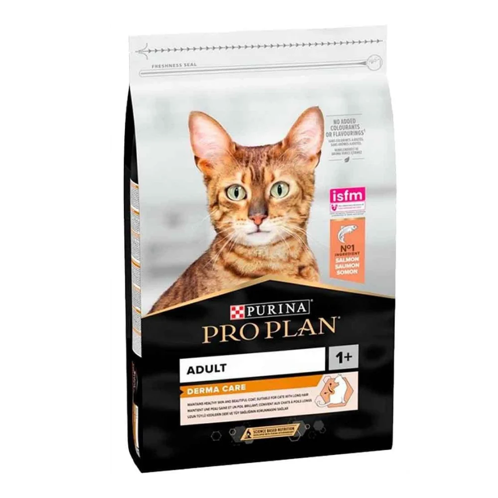 Pro Plan Derma Care Somonlu Tüy Yumağı Önleyici Yetişkin Kedi Maması 1,5kg