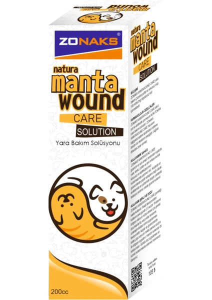 Zonaks Manta Wound Yara Bakım Solüsyonu 200 cc