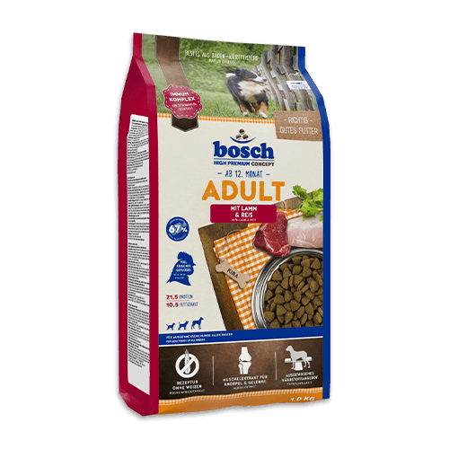 Bosch Glutensiz Kuzu Etli Köpek Maması 3Kg