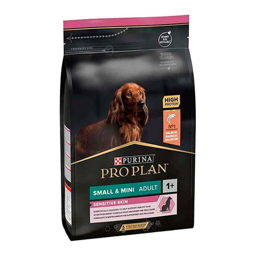 Pro Plan Small&Mini Sensitive Skin Somonlu Küçük Irk Yetişkin Köpek Maması 3 kg