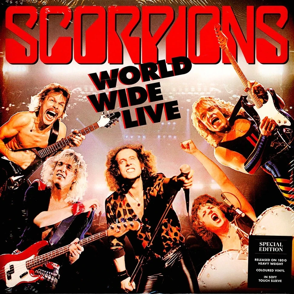 Scorpions - World Wide Live (Transparent Orange Vinyl) - Plak