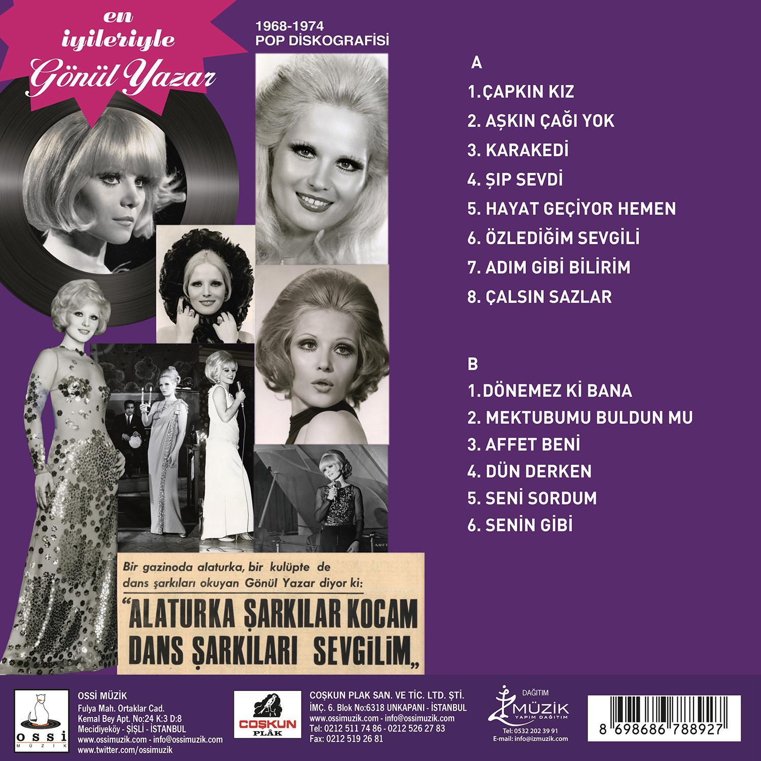 Gönül Yazar - En İyileriyle - Plak