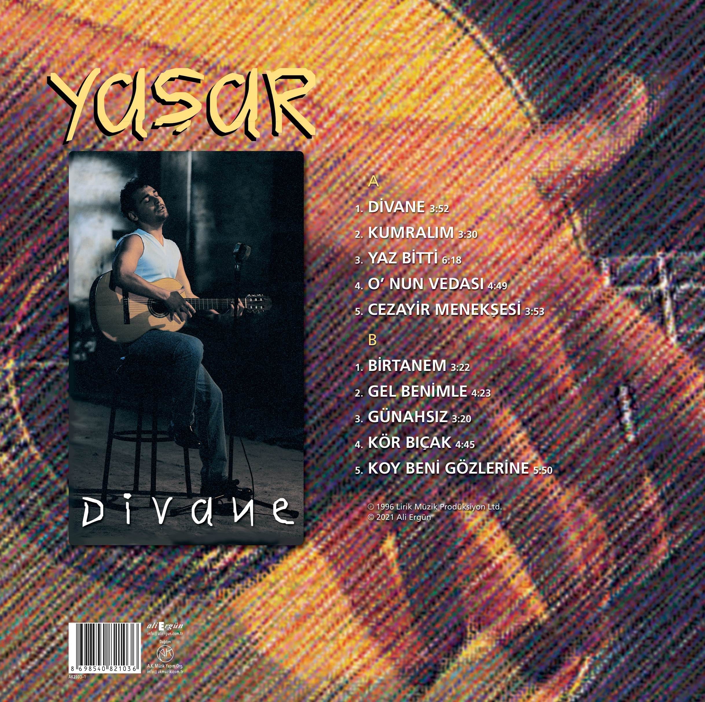 Yaşar - Divane - Plak