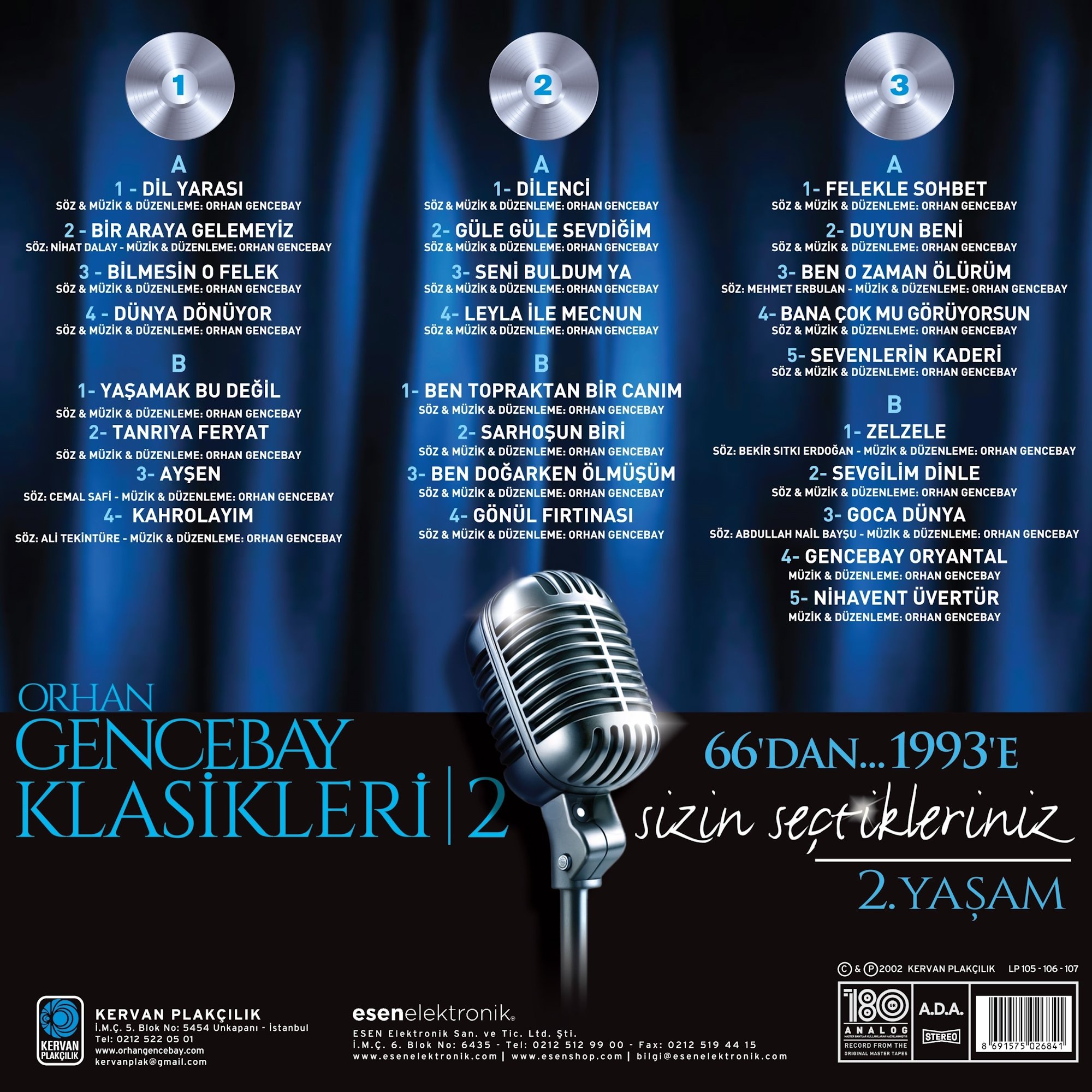 Orhan Gencebay - Klasikleri 2 - Plak