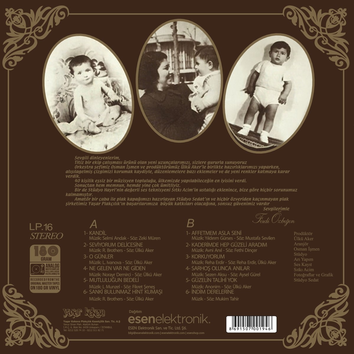 Ferdi Özbeğen - Seviyorum Delicesine - Plak
