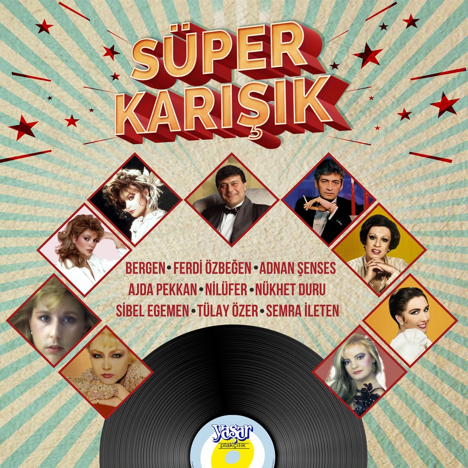 Çeşitli Sanatçılar - Süper Karışık - Plak