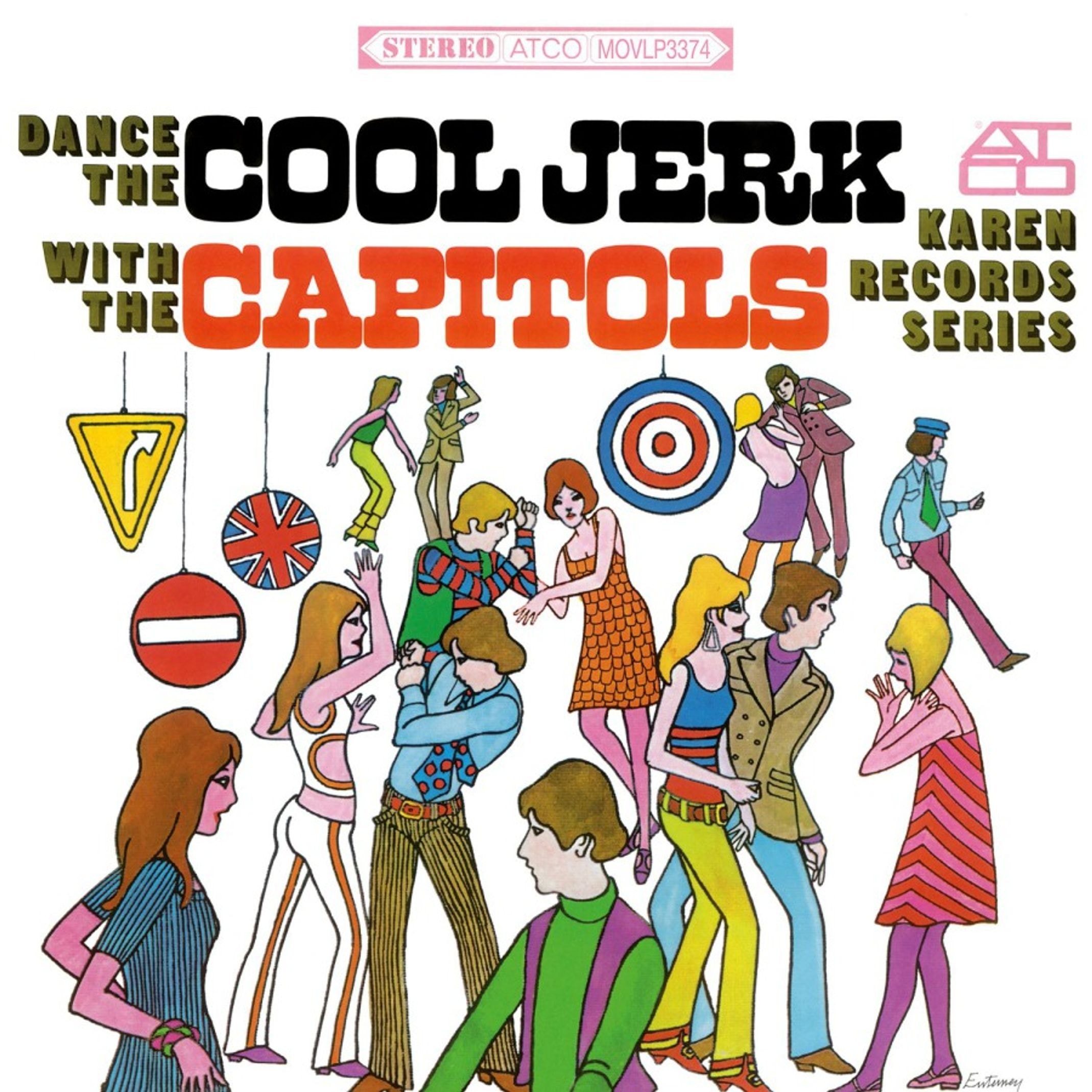 Capitols - Dance The Cool Jerk (Limited Numbered Edition - Red Vinyl) - Plak
