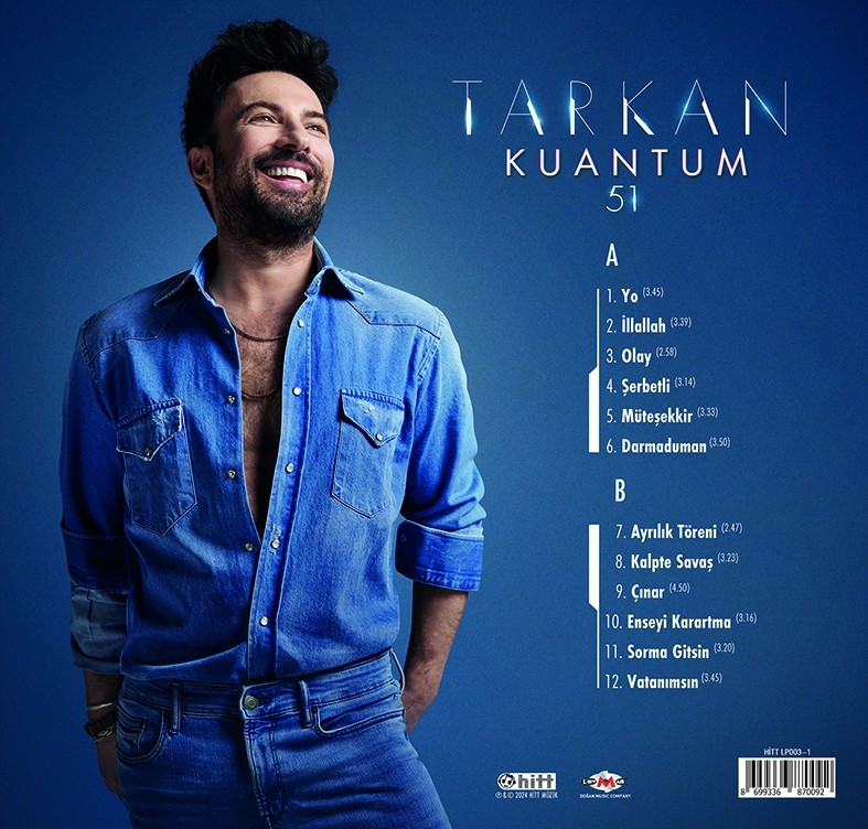 Tarkan - Kuantum 51 (Mavi Plak) - Plak