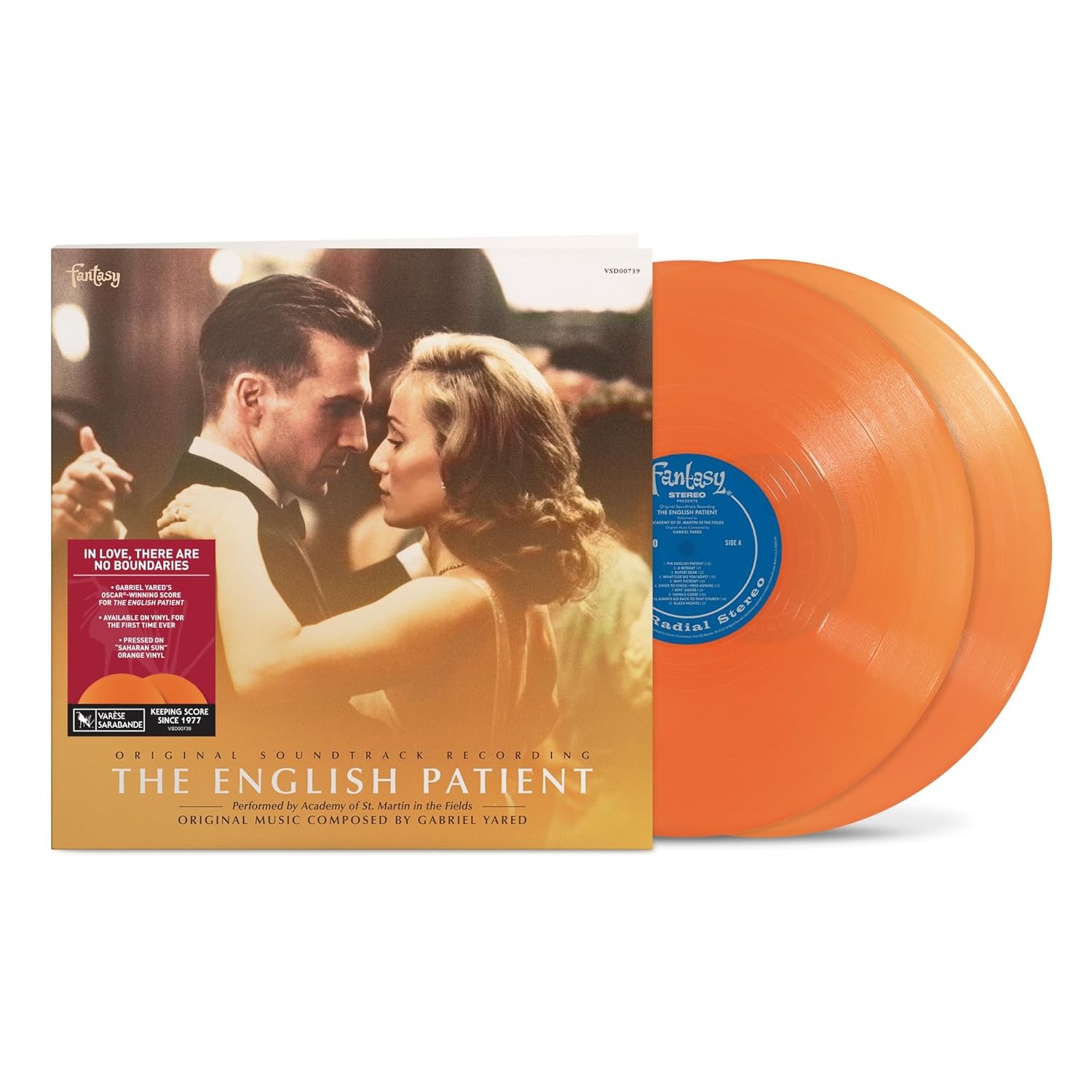 Gabriel Yared, Academy of St. Martin in the Fields - The English Patient (Orange Deluxe 2LP) - Plak