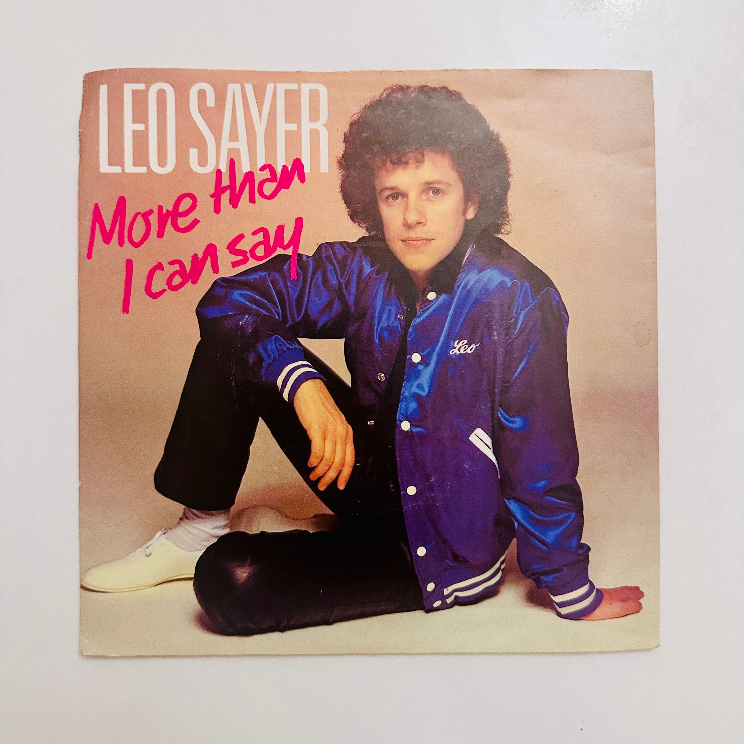 Leo Sayer – More Than I Can Say Dönem Baskı 45 lik Plak