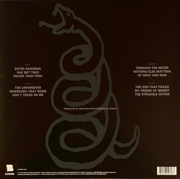 Metallica  - Metallica (Remastered) - Plak