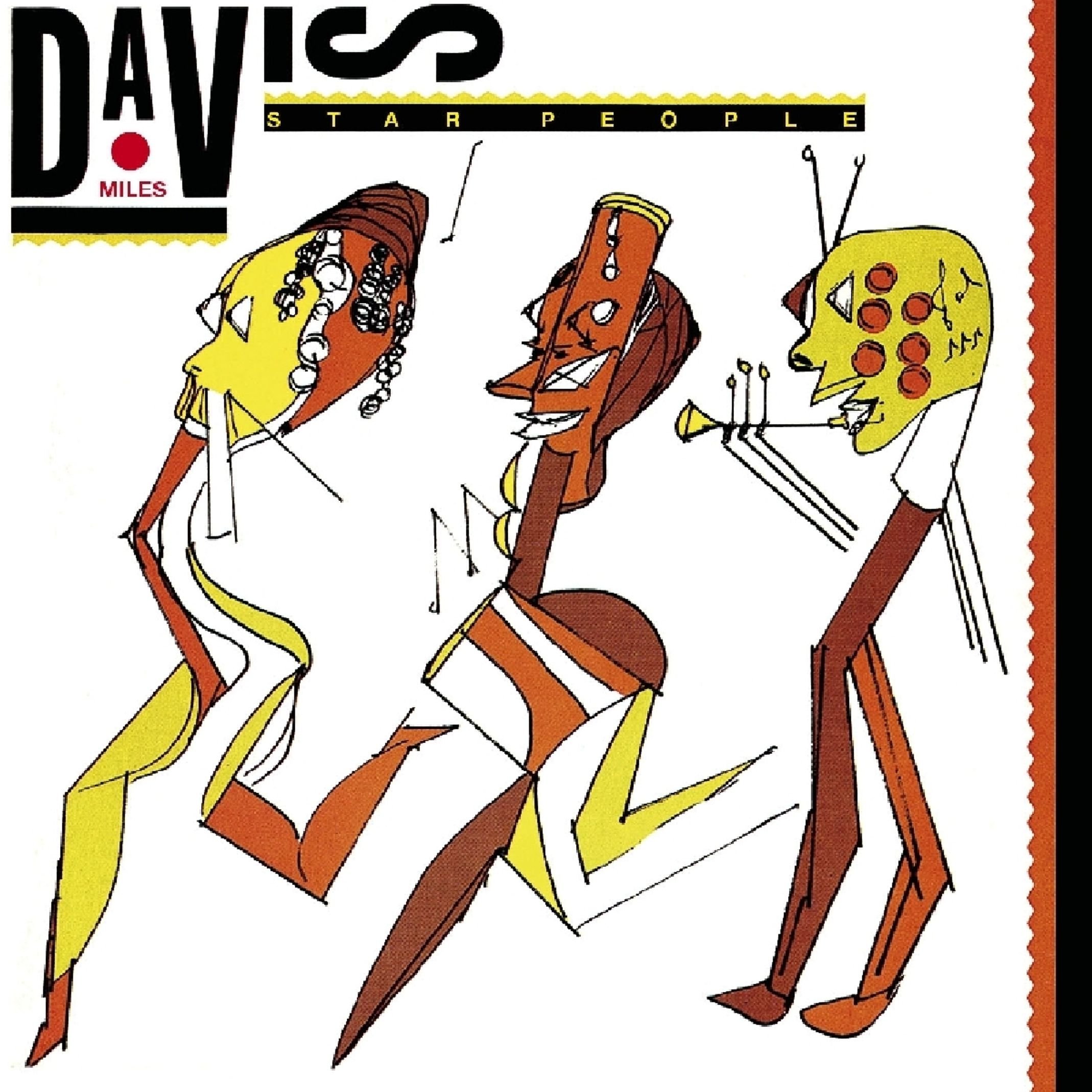 Miles Davis - Star People (Limited Numbered Edition - Orange & White Marbled Vinyl) - Plak