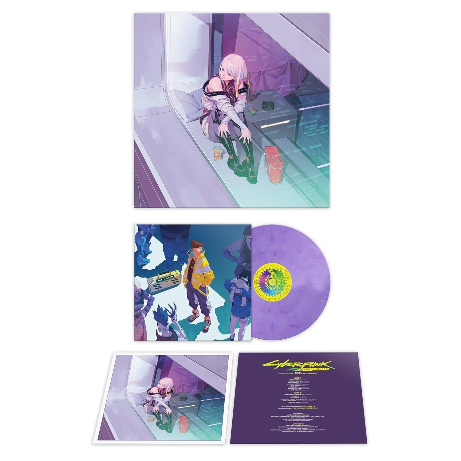 Akira Yamaoka, Marcin Przybylowicz - Cyberpunk Edgerunners  (Purple Vinyl) - Plak