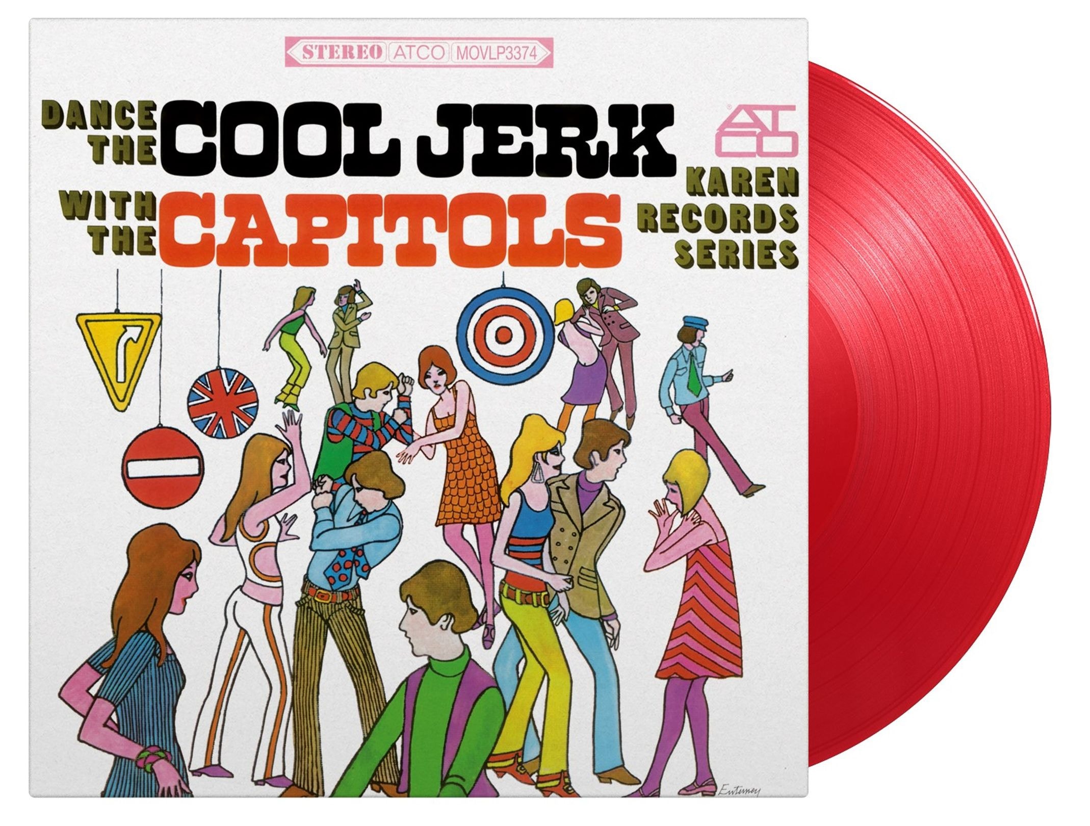 Capitols - Dance The Cool Jerk (Limited Numbered Edition - Red Vinyl) - Plak