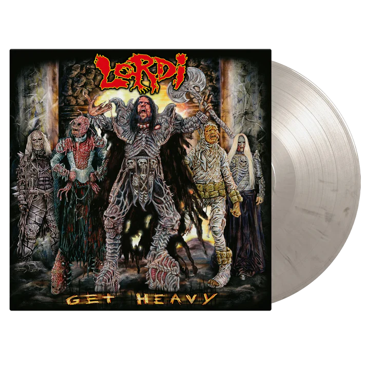 Lordi - Get Heavy (180g) (Limited Numbered Edition) (Black & White Marbled Vinyl) - Plak