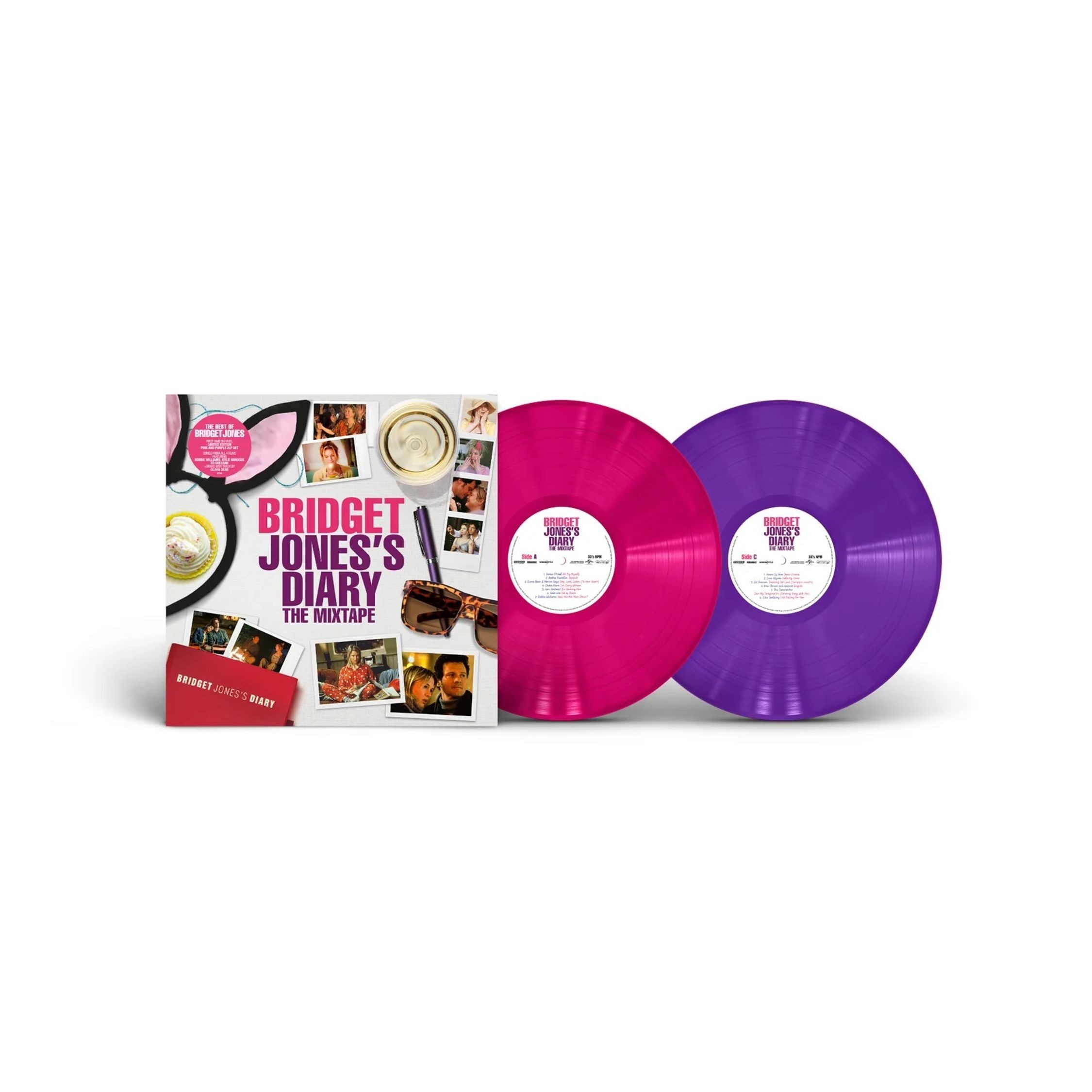 Çeşitli Sanatçılar - Bridget Jones's Diary The Mixtape (Limited Editon - Pink & Purple Vinyl) - Plak
