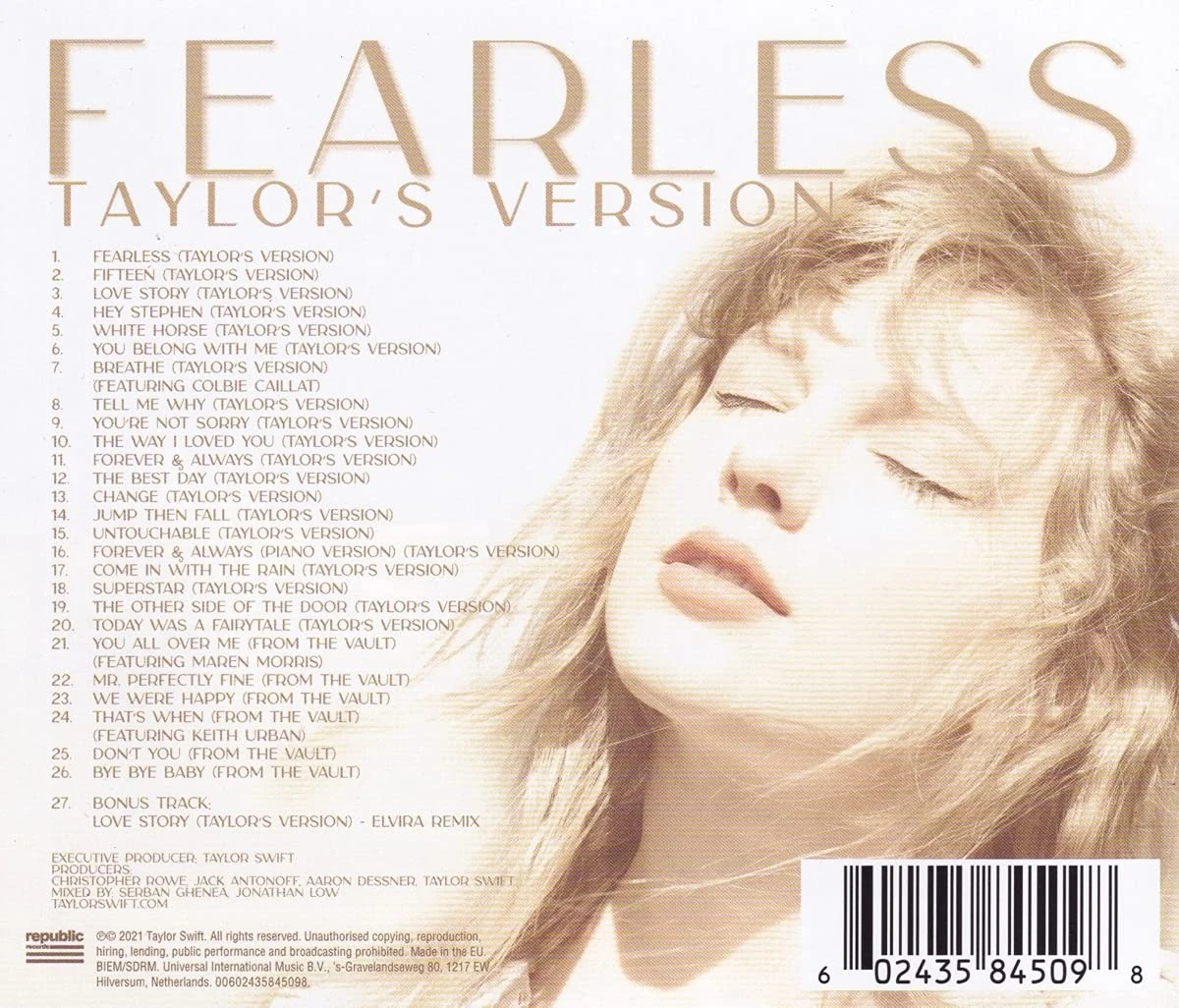 Taylor Swift - Fearless (Taylor’s Version) - CD