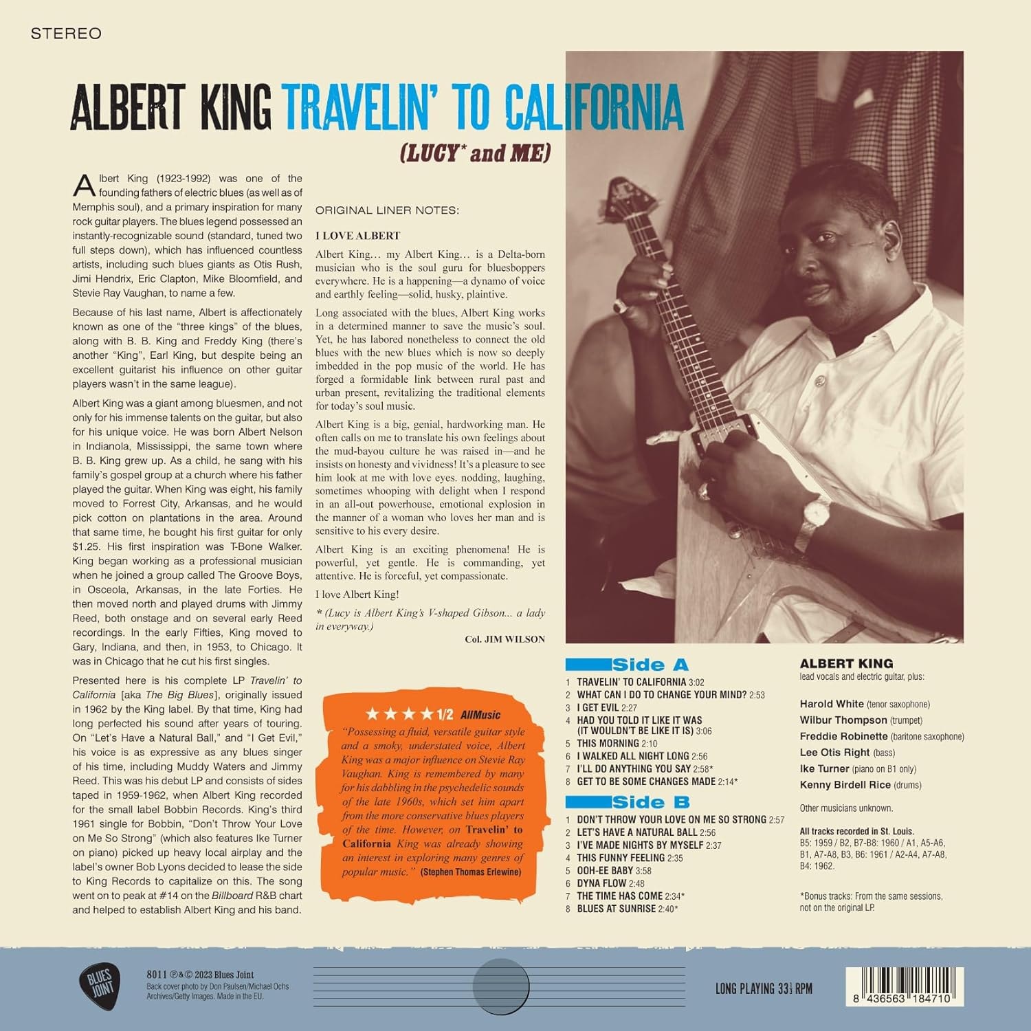 Albert King - Travelin' To California - Plak