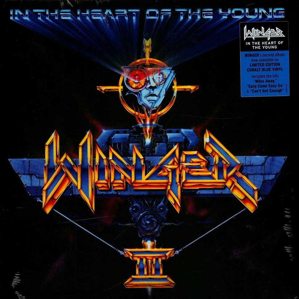 Winger - In The Heart Of The Young (Limited Edition - Cobalt Blue Vinyl) - Plak