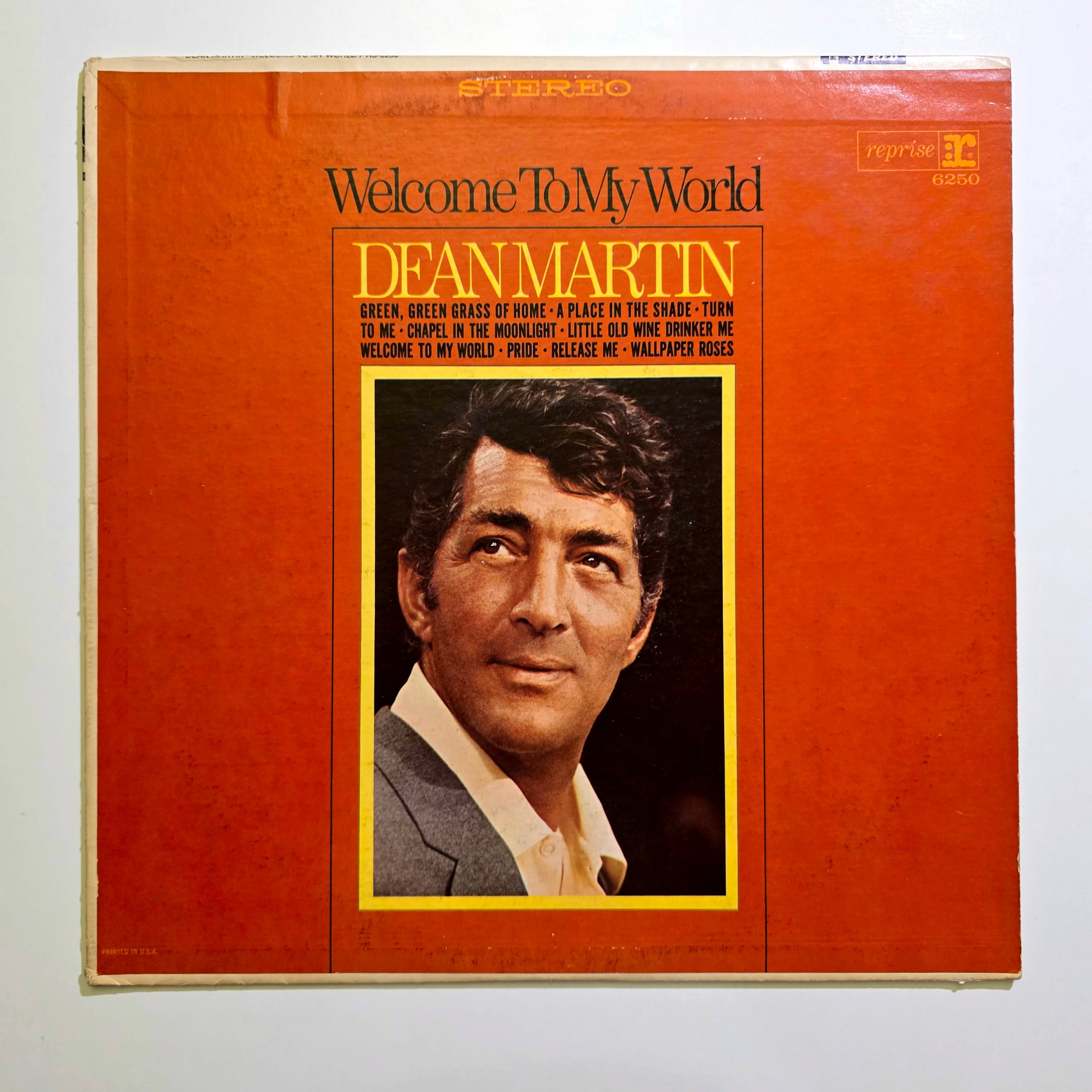 Dean Martin - Welcome To My World - Dönem Baskı Plak