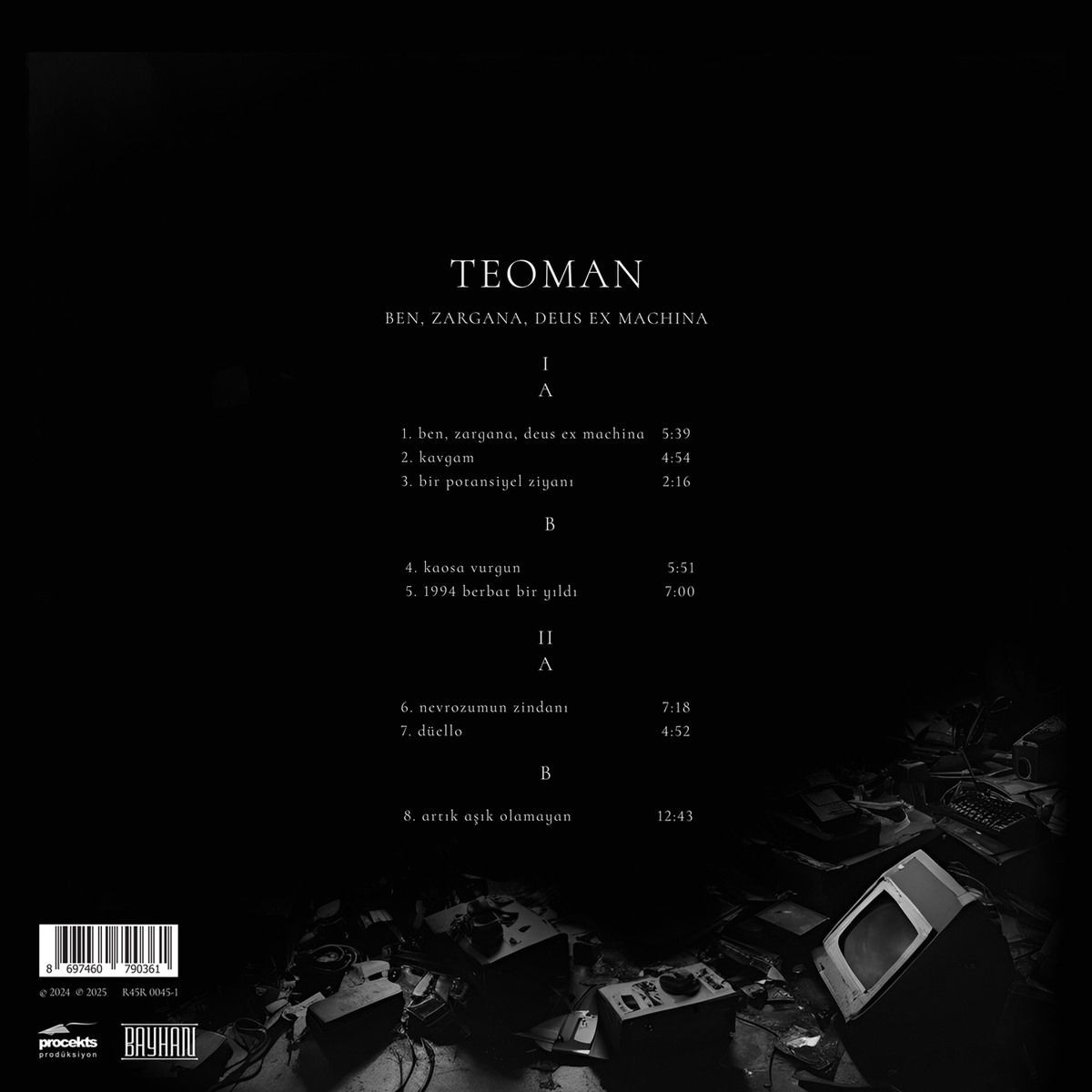 Teoman - Ben Zargana Deus Ex Machina - Plak (Box Set Plak 2 Adet Lp + 34 Sayfa Kitapçık)