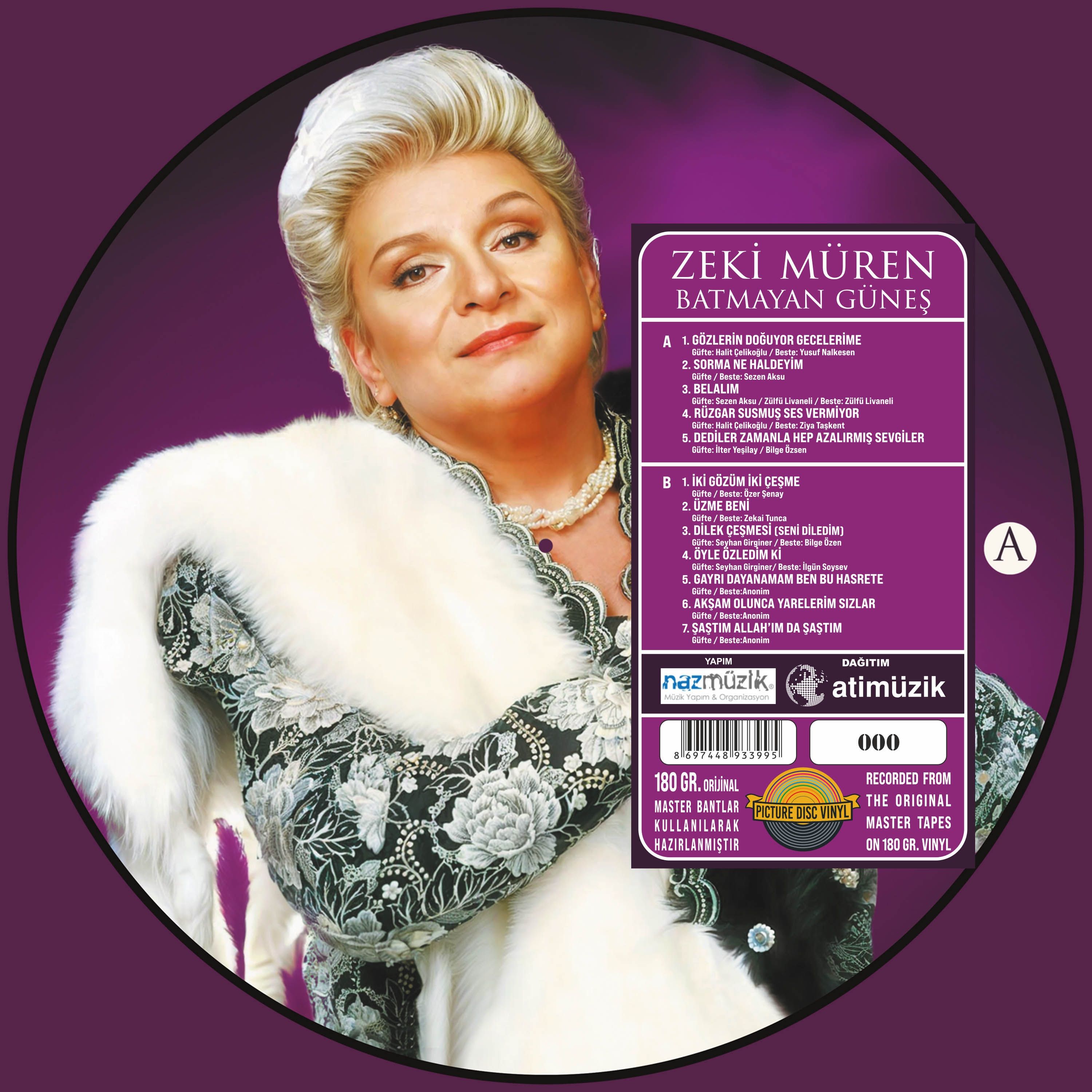 Zeki Müren - Batmayan Güneş (Picture Disc) - Plak