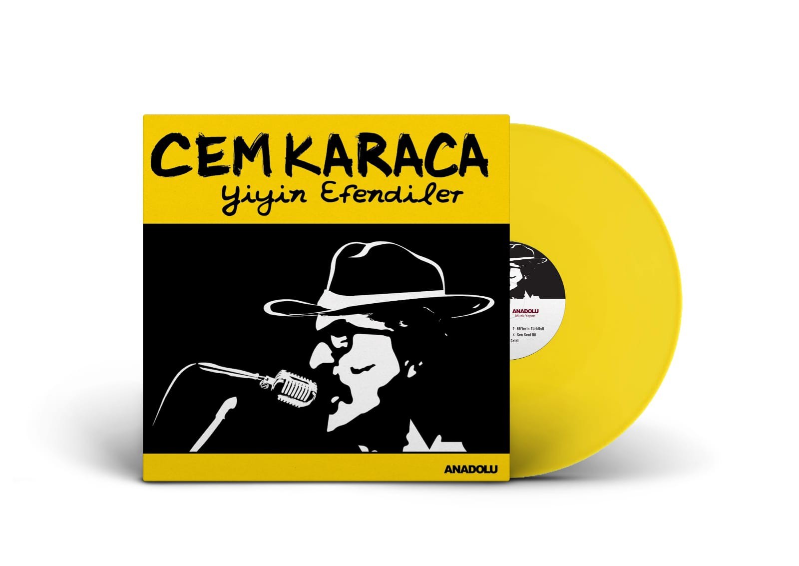Cem Karaca, Cahit Berkay, Uğur Dikmen Yiyin Efendiler (Sarı Plak) - Plak