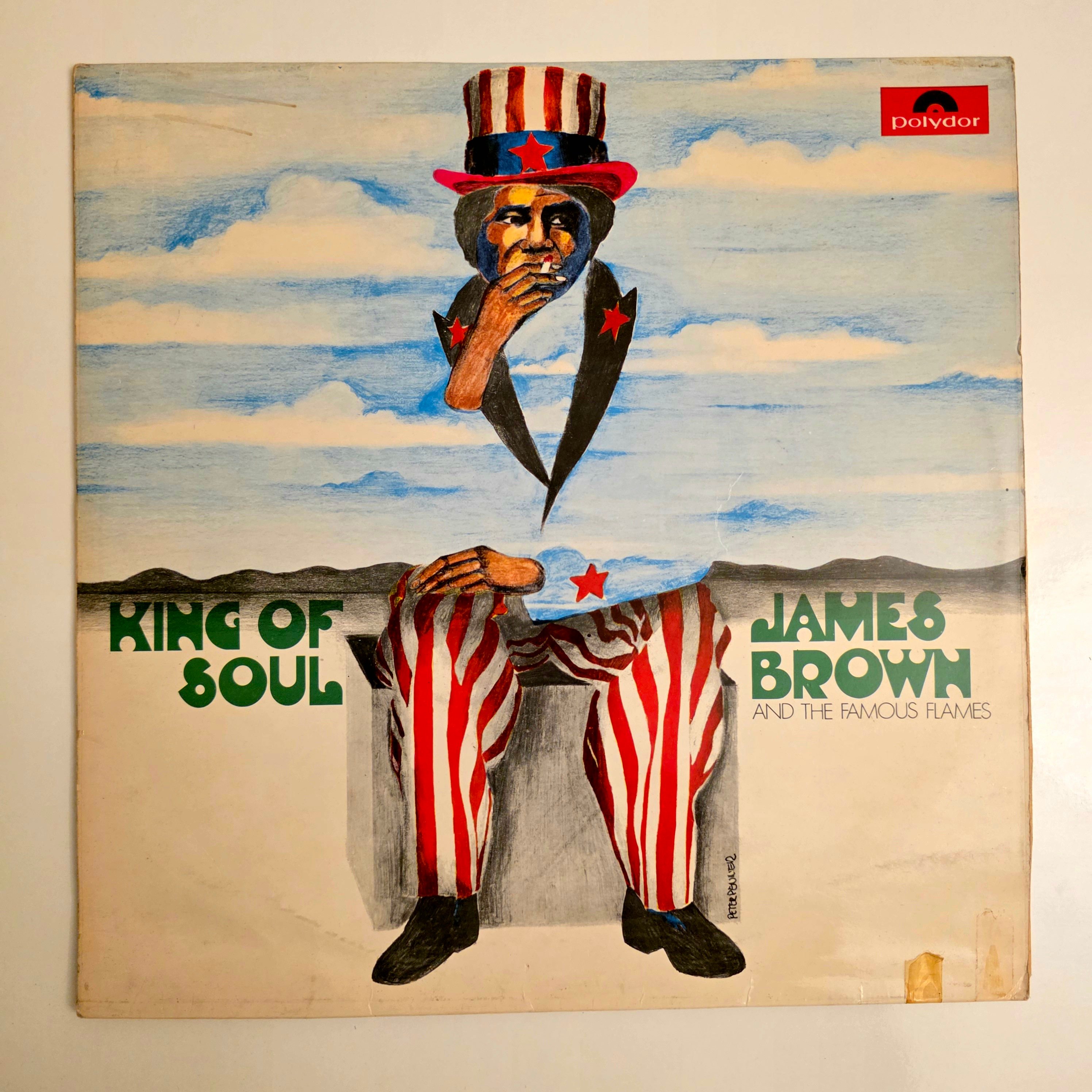 James Brown & The Famous Flames - King Of Soul - Dönem Baskı Plak