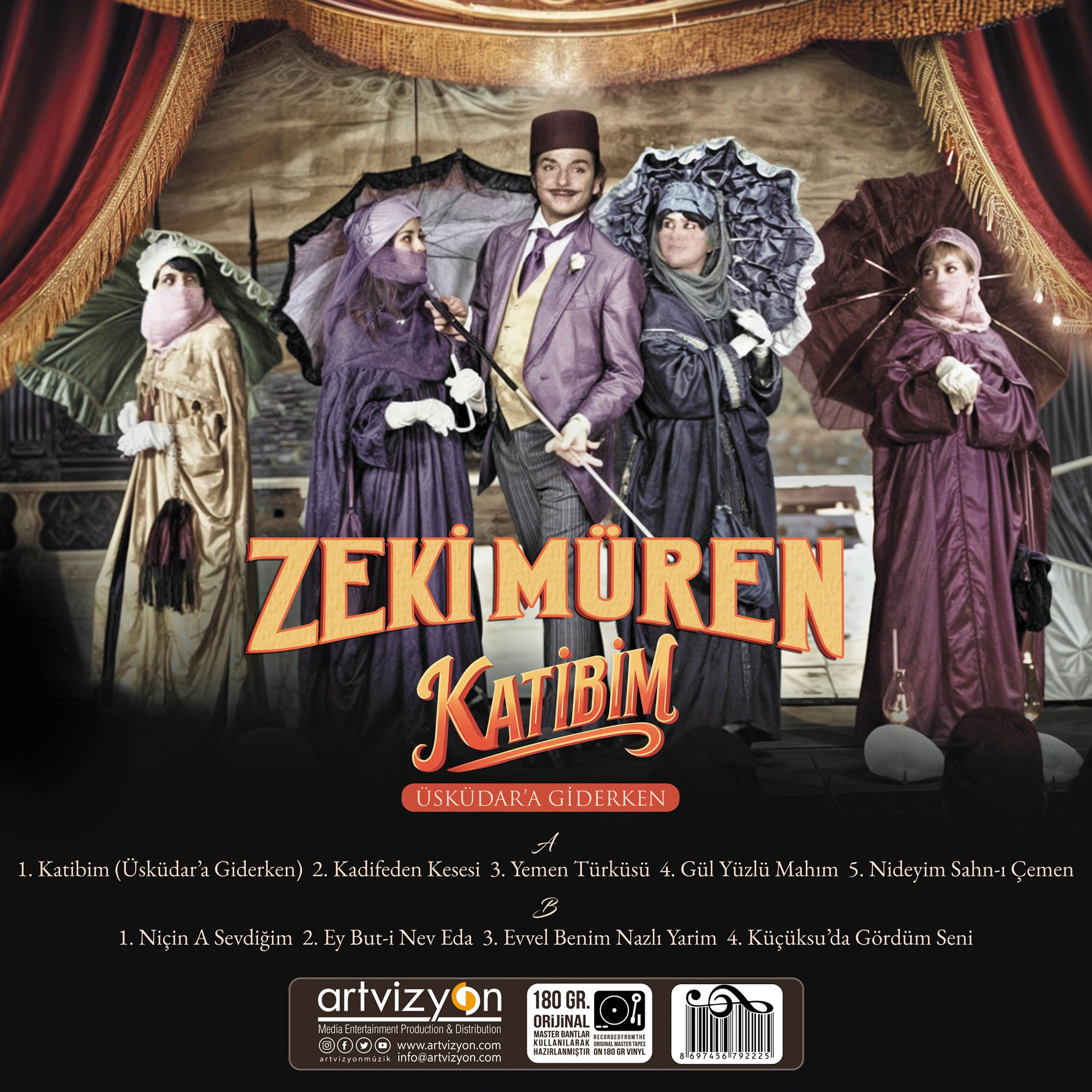 Zeki Müren - Katibim  Üsküdar'a Giderken - Plak