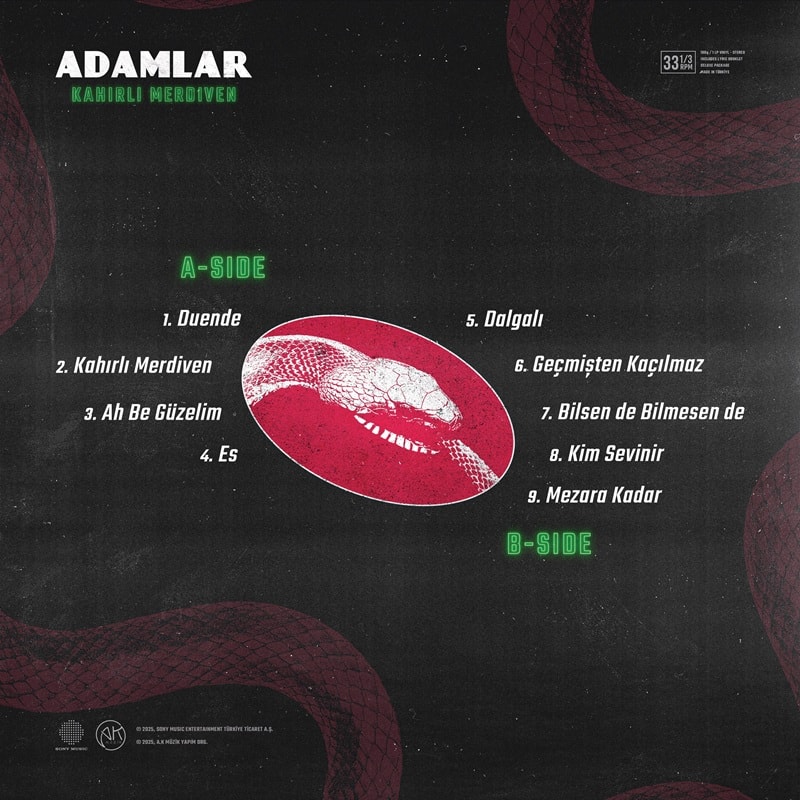 Adamlar - Kahırlı Merdiven - Plak