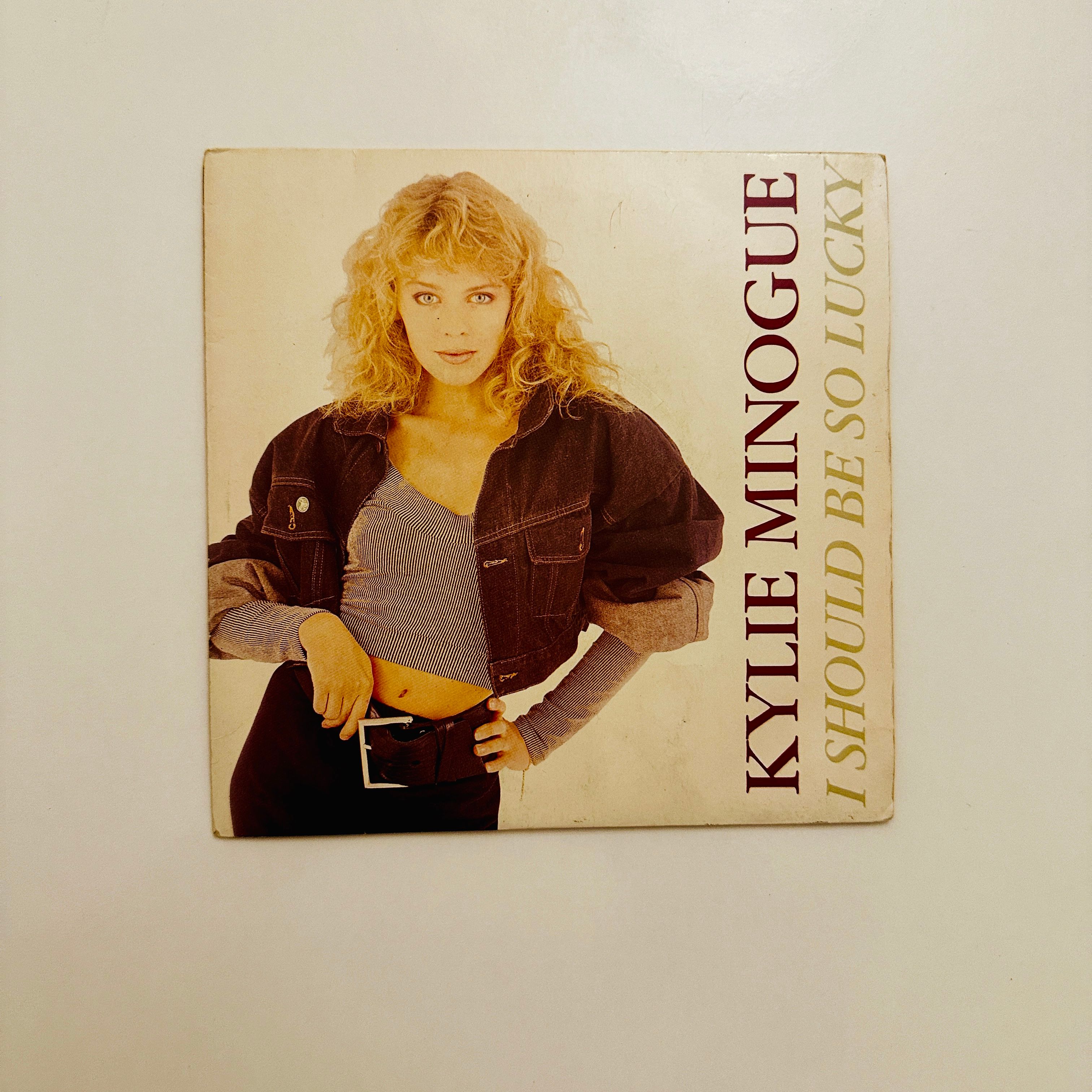 Kylie Minogue – I Should Be So Lucky Dönem Baskı 45 lik Plak