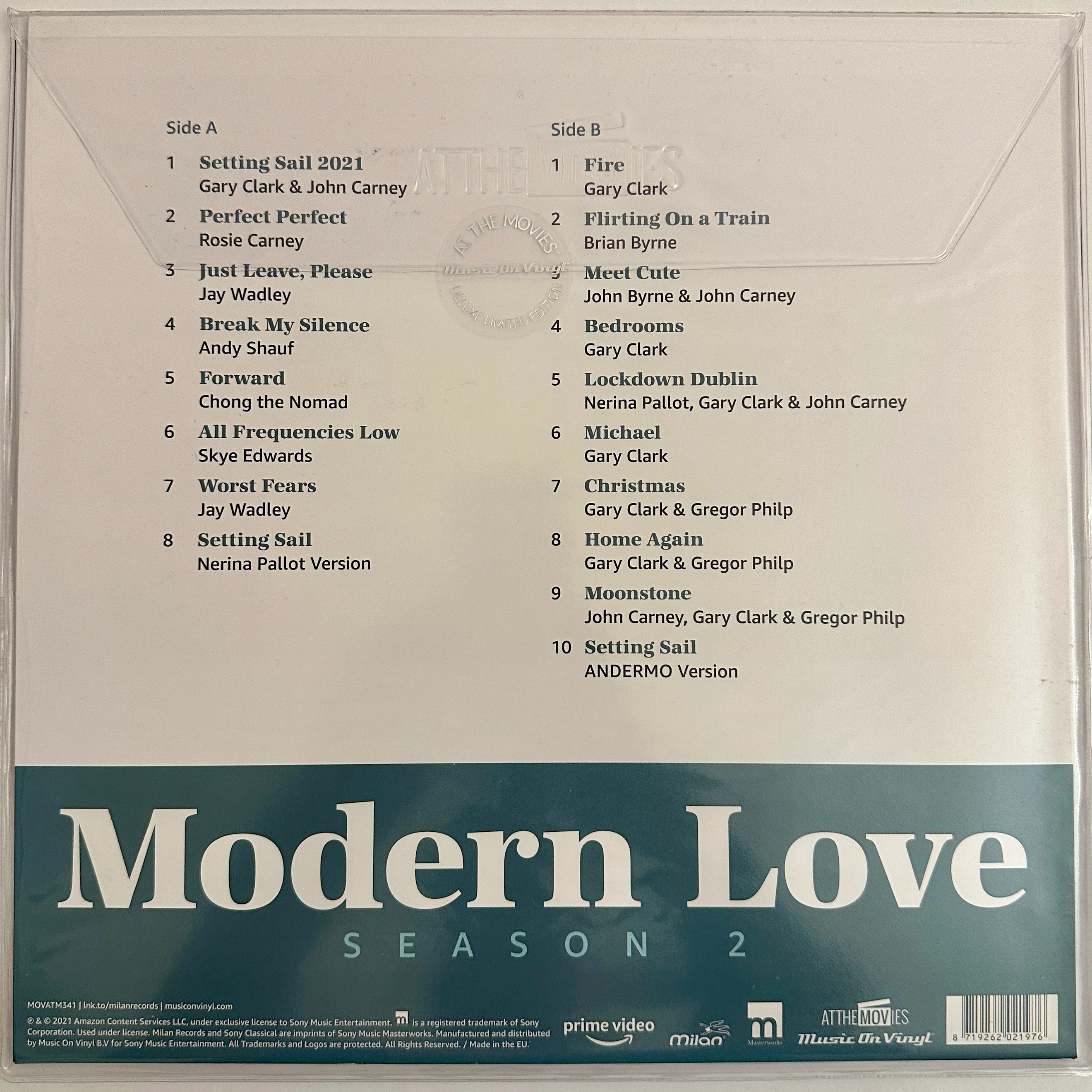 Modern Love Season 2 Limitli Numaralı Baskı Plak