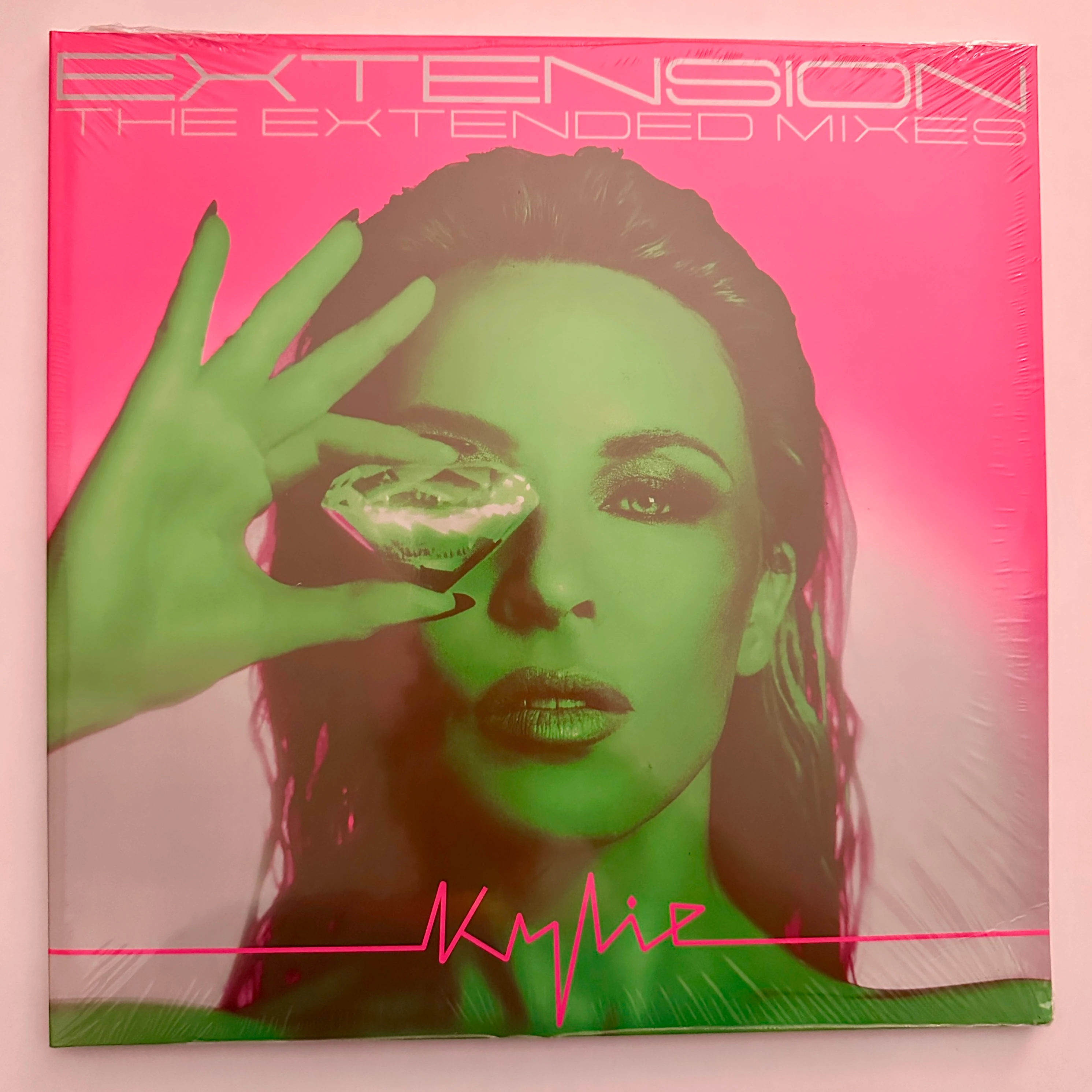 Kylie Minogue - Extension: The Extended Mixes (Clear/Neon Pink/Green Splatter Vinyl) - Plak