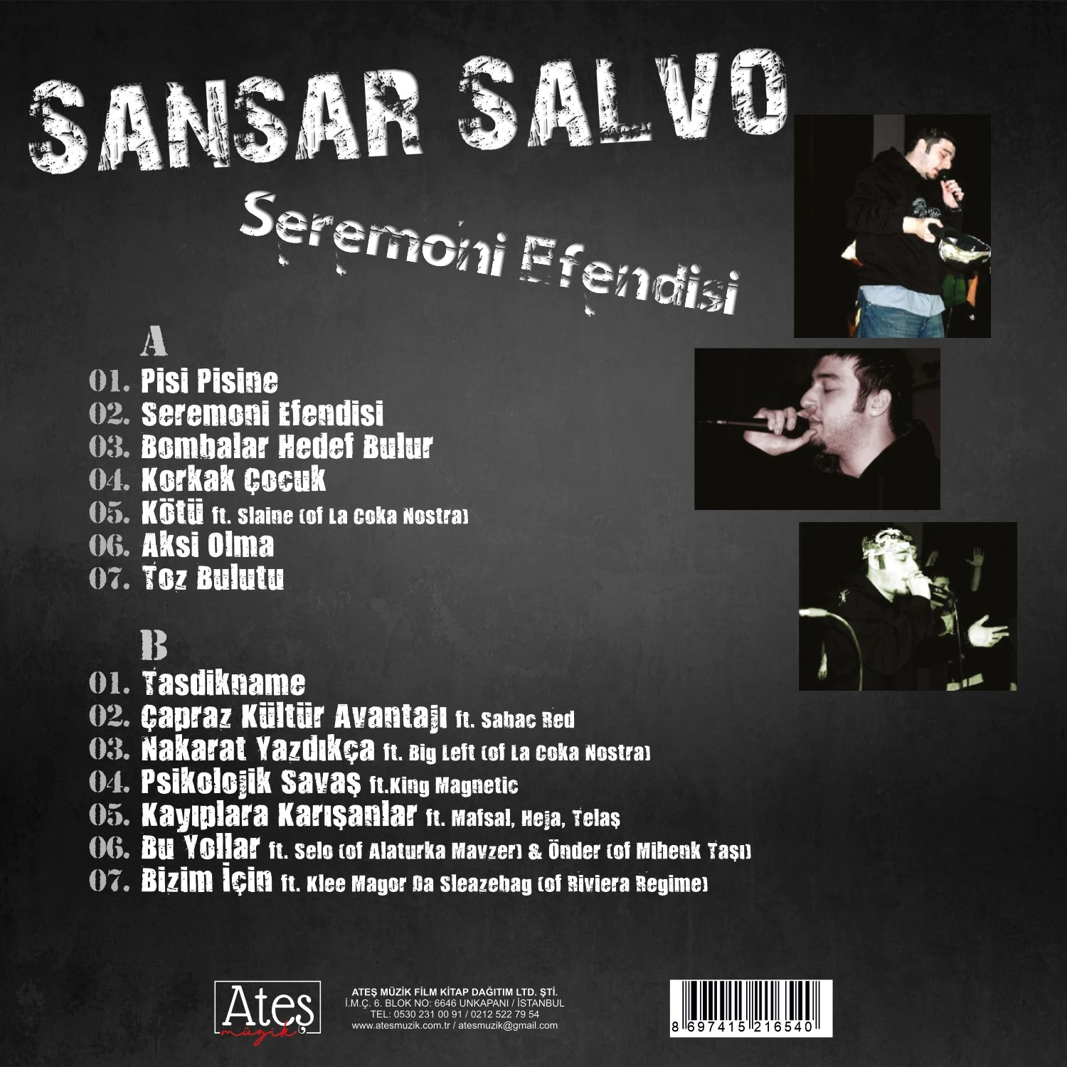 Sansar Salvo - Seremoni Efendisi - Plak