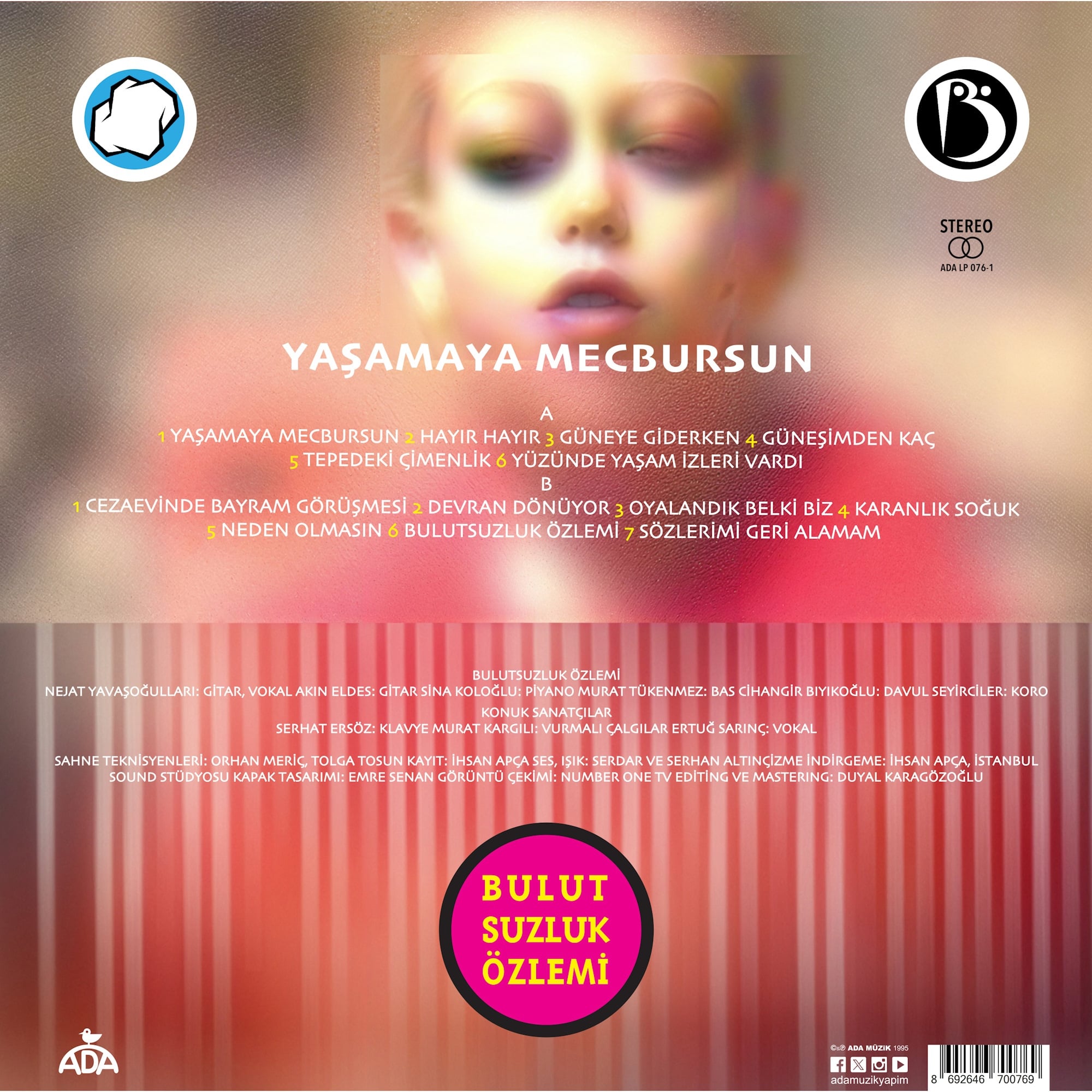 Bulutsuzluk Özlemi - Yaşamaya Mecbursun - Plak