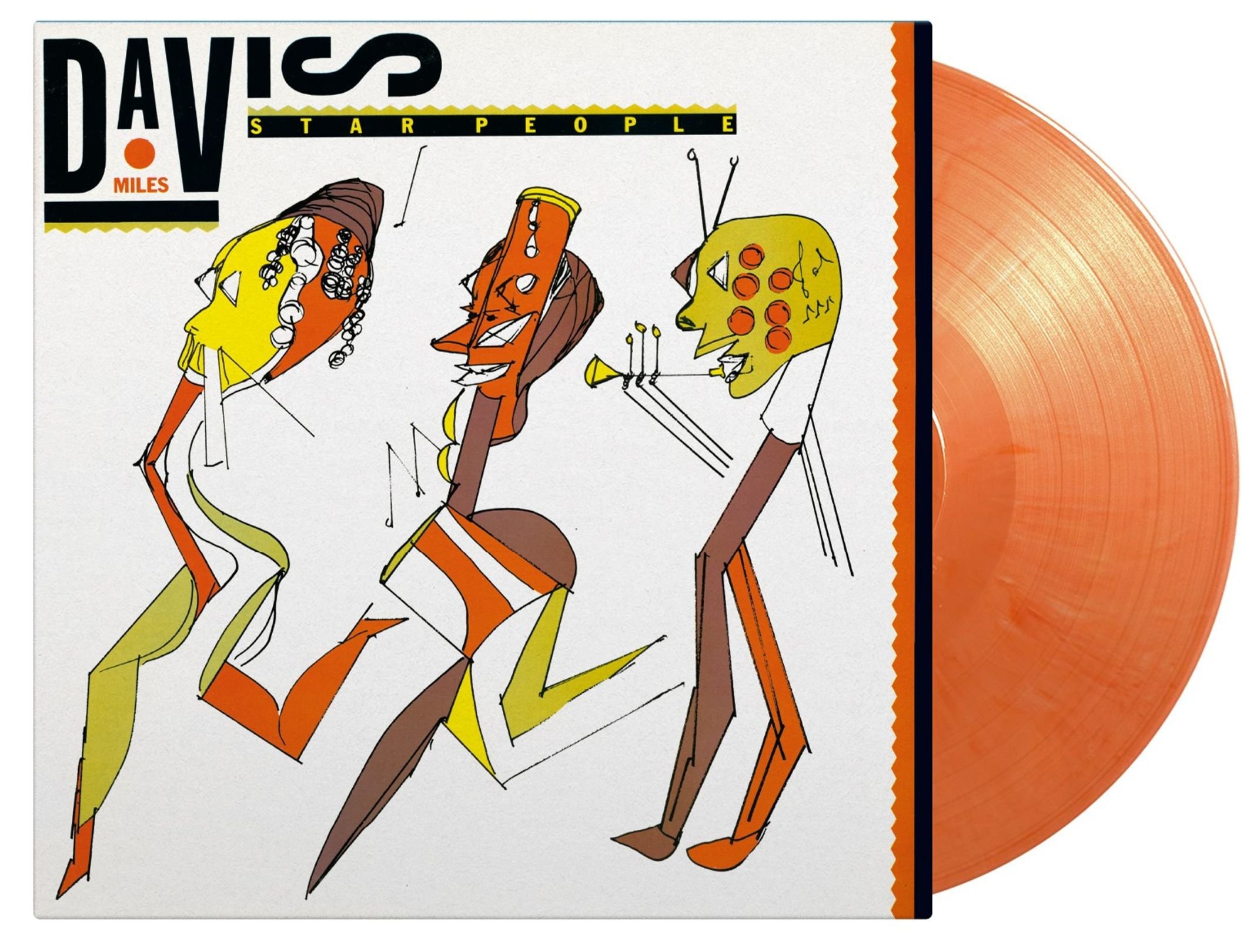 Miles Davis - Star People (Limited Numbered Edition - Orange & White Marbled Vinyl) - Plak