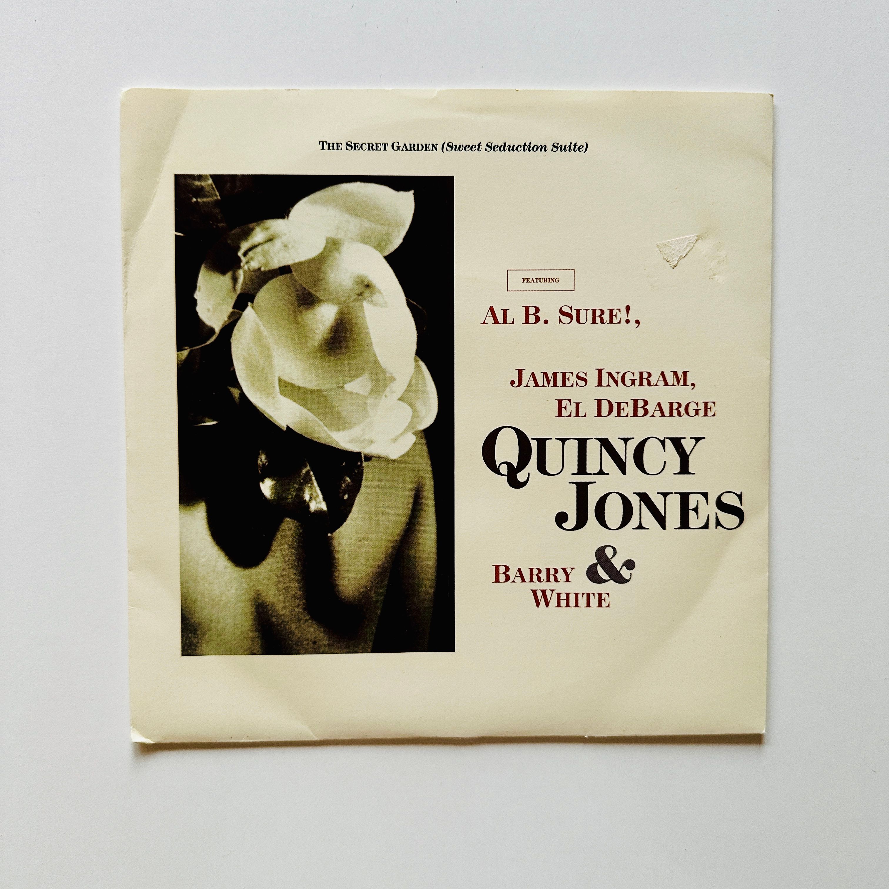 Quincy Jones Featuring Al B. Sure!, James Ingram, El DeBarge & Barry White – The Secret Garden (Sweet Seduction Suite) Dönem Baskı 45 lik Plak