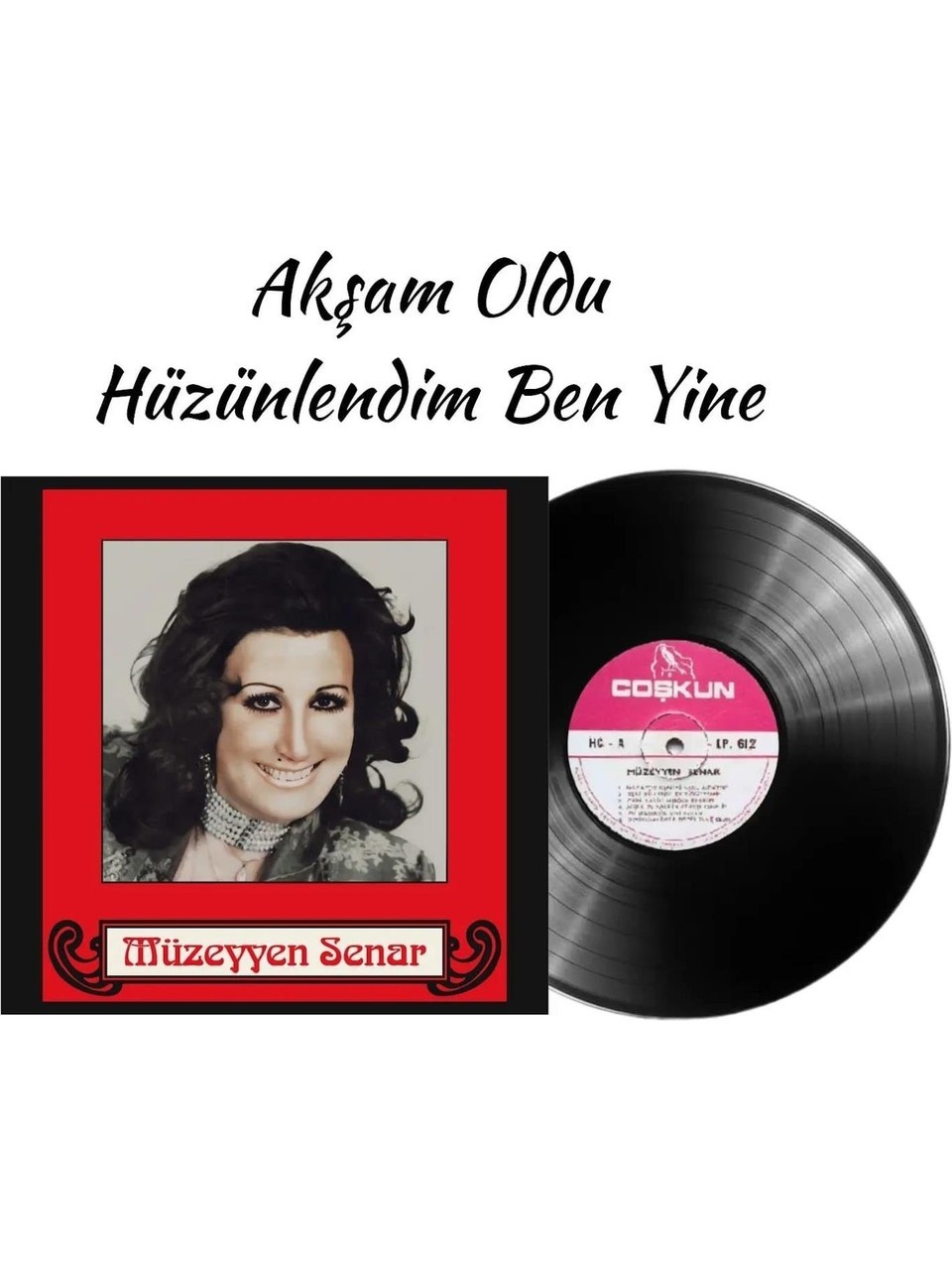 Müzeyyen Senar - Akşam Oldu Hüzünlendim Ben Yine - Plak