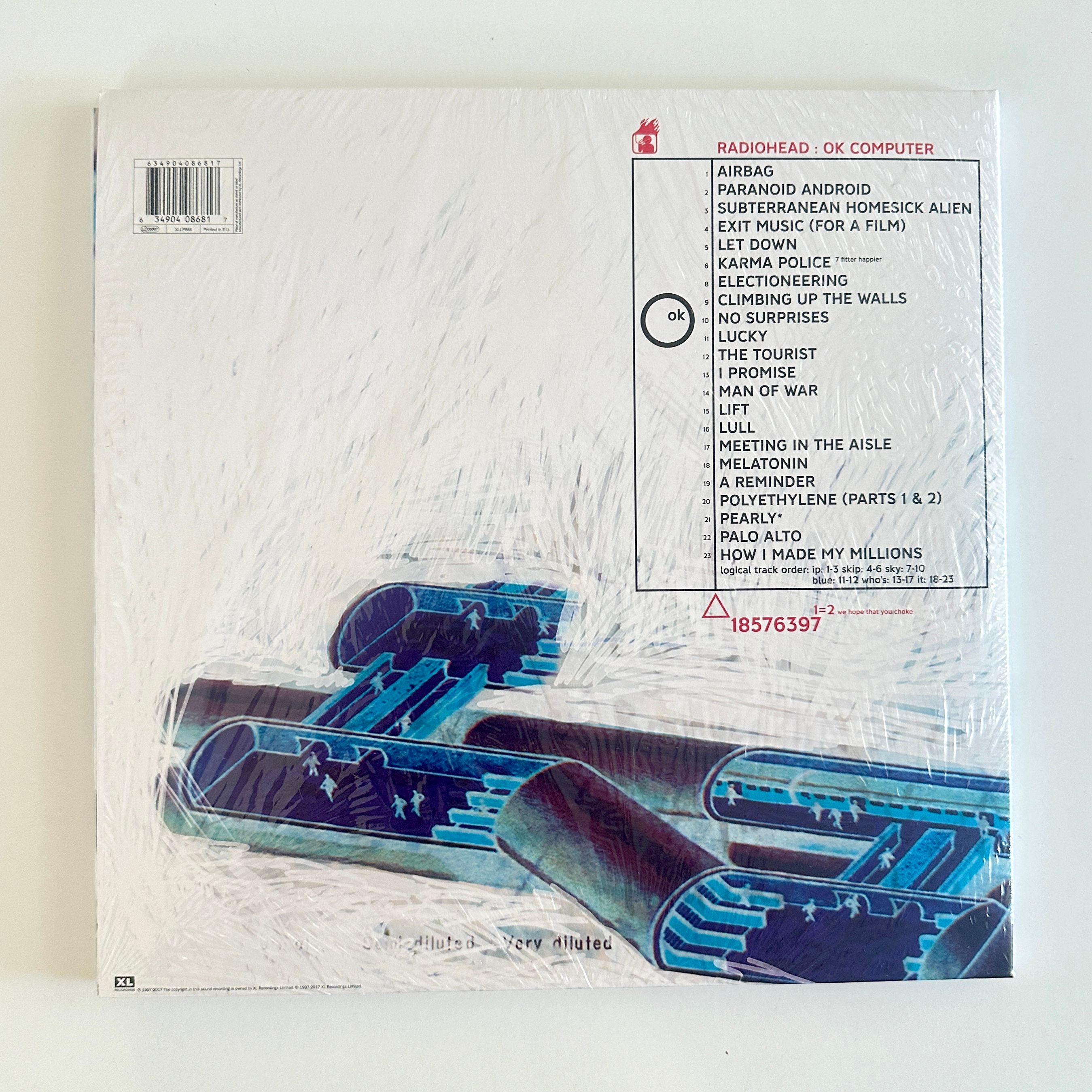 Radiohead - Ok Computer Oknotok 1997-2017 Black Vinyl Edition - Plak