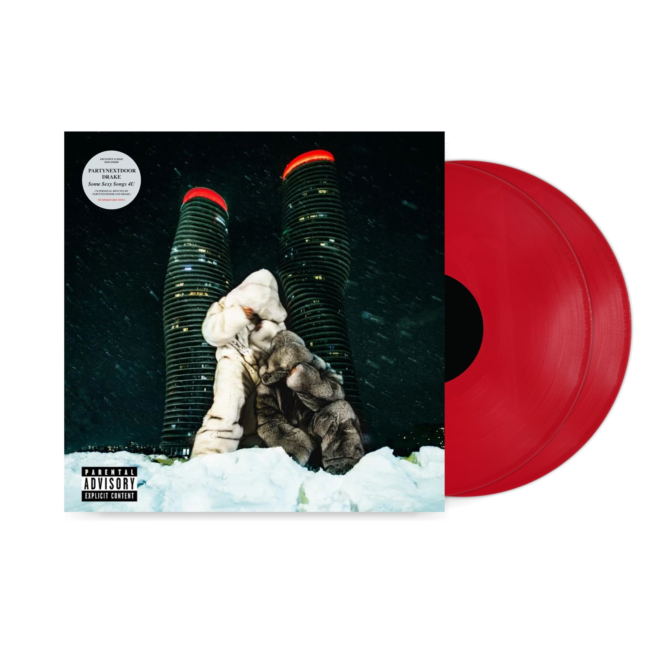 Partynextdoor, Drake - $ome $exy $ongs 4 (Opaque Red Vinyl) - Plak