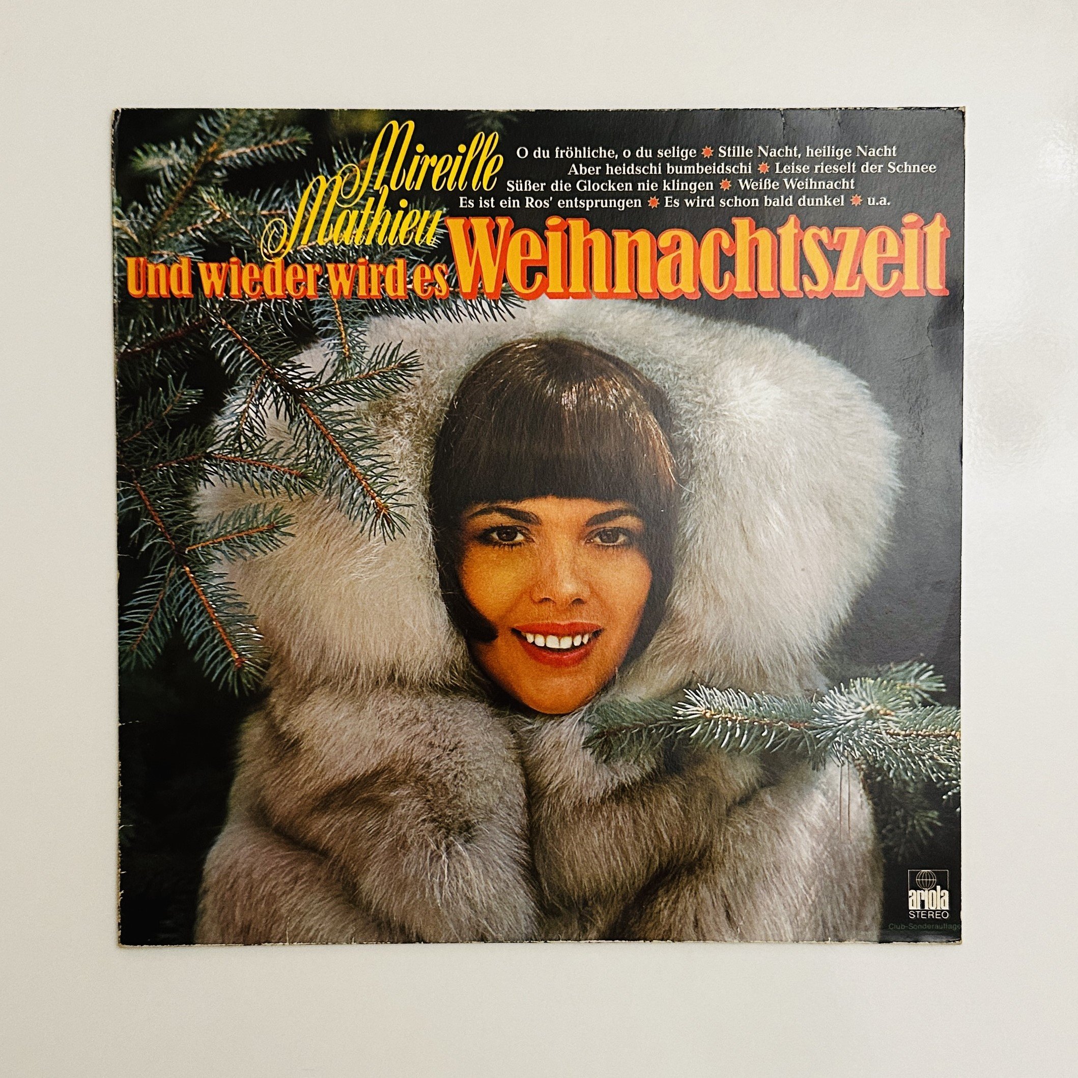 Mireille Mathieu-Und Wieder Wird Es Weihnachtszeit - Dönem Baskı Plak
