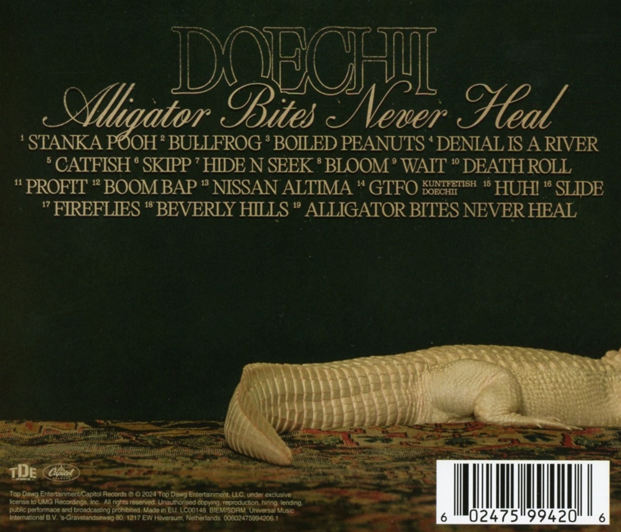 Doechii - Alligator Bites Never Heal - CD
